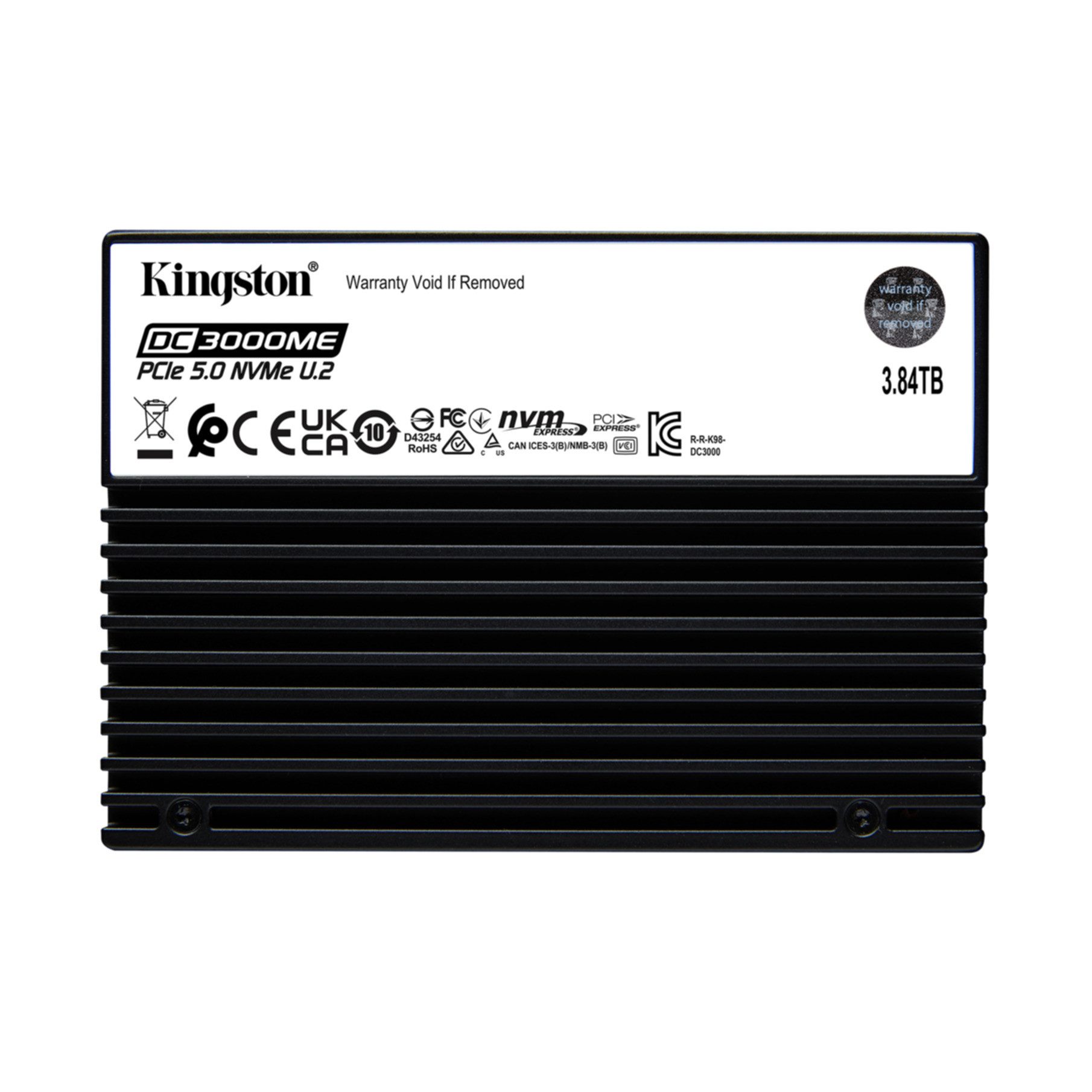 Kingston 3,84TB DC3000ME U.2 PCIe 5.0 NVMe TCG Opal Enterprise SSD SSD-Festplatte (3,84 TB) U.2" 14000 MB/S Lesegeschwindigkeit, 5800 MB/S Schreibgeschwindigkeit