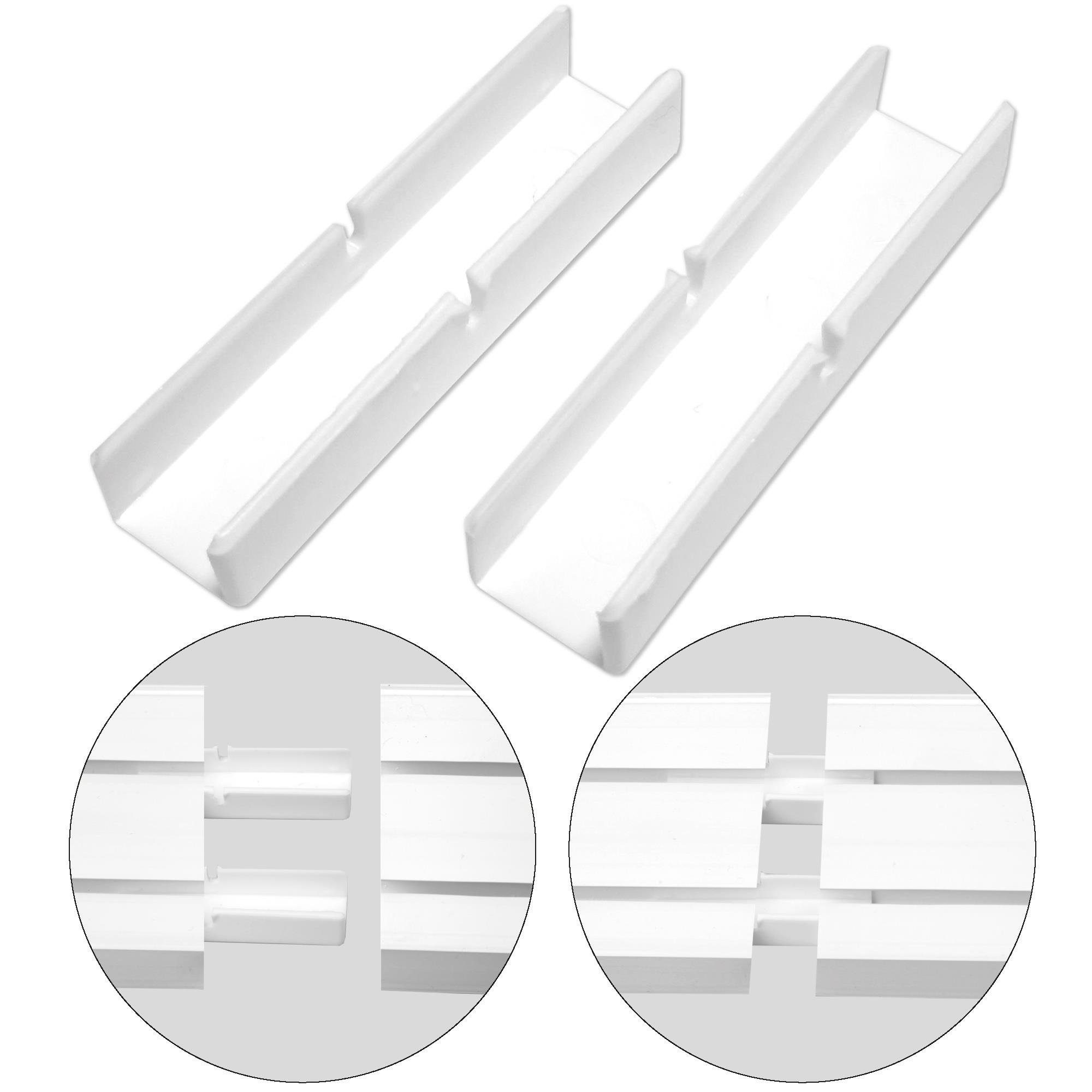 Bestlivings Gardinenstange, 1-läufig, Kunststoff, Verbinder für Kunststoff günstig online kaufen