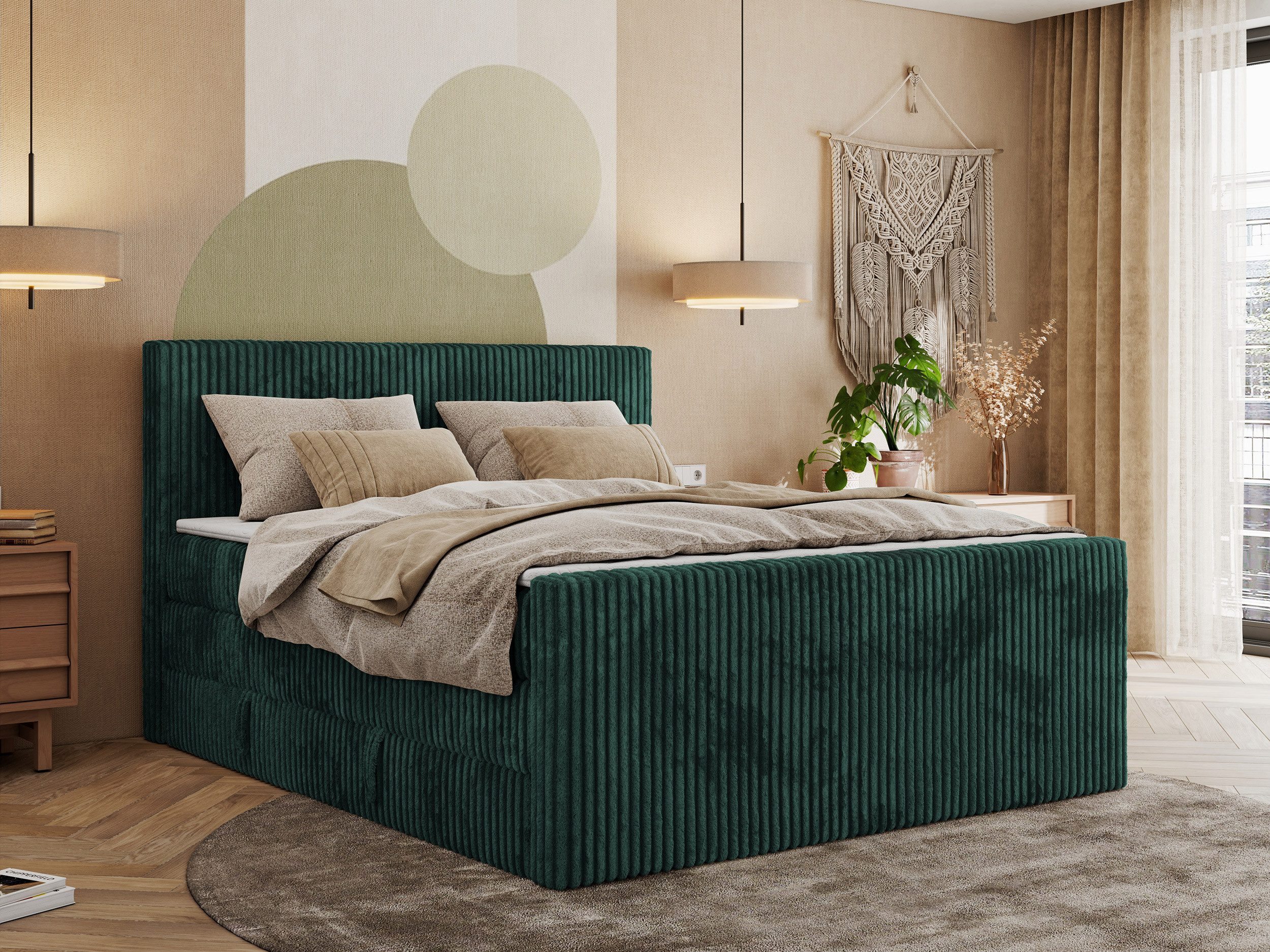 MKS MÖBEL Boxspringbett TILIANO KING DUO günstig online kaufen