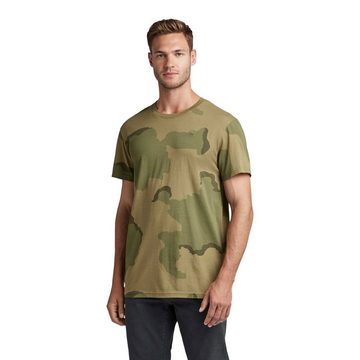 G-Star RAW T-Shirt Herren T-Shirt -Desert Camo, Rundhals, Organic