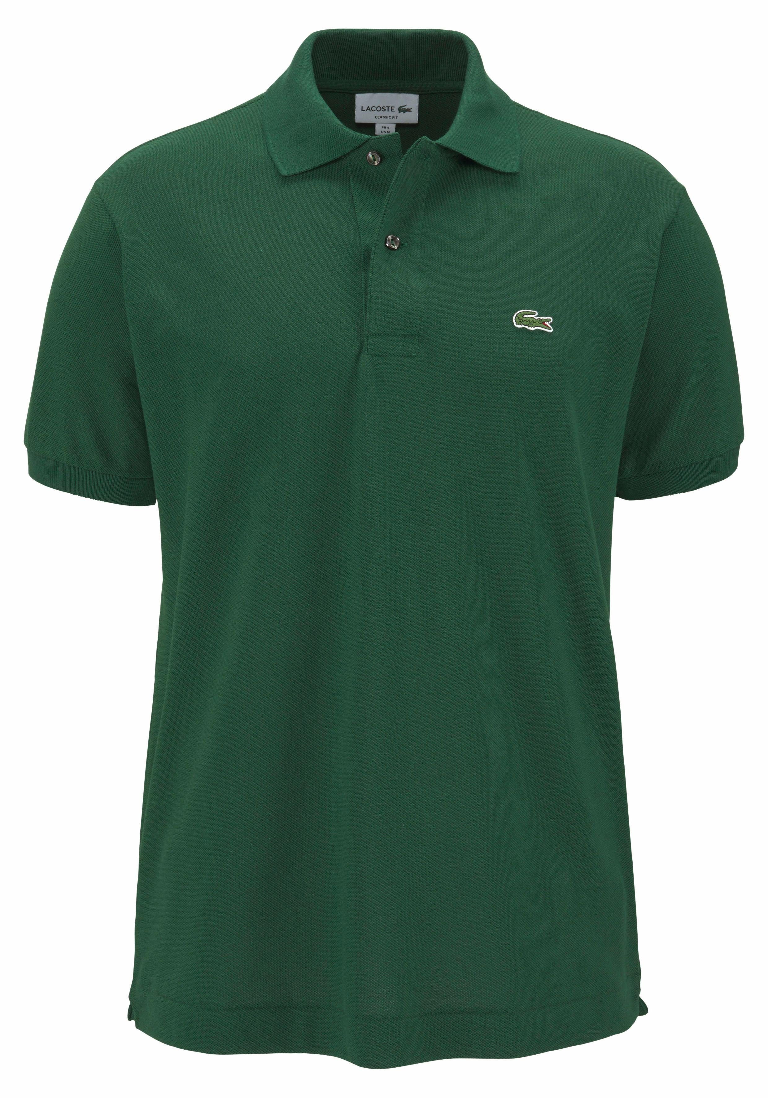 Lacoste in mit vert (1-tlg) Knöpfen Perlmuttoptik Poloshirt