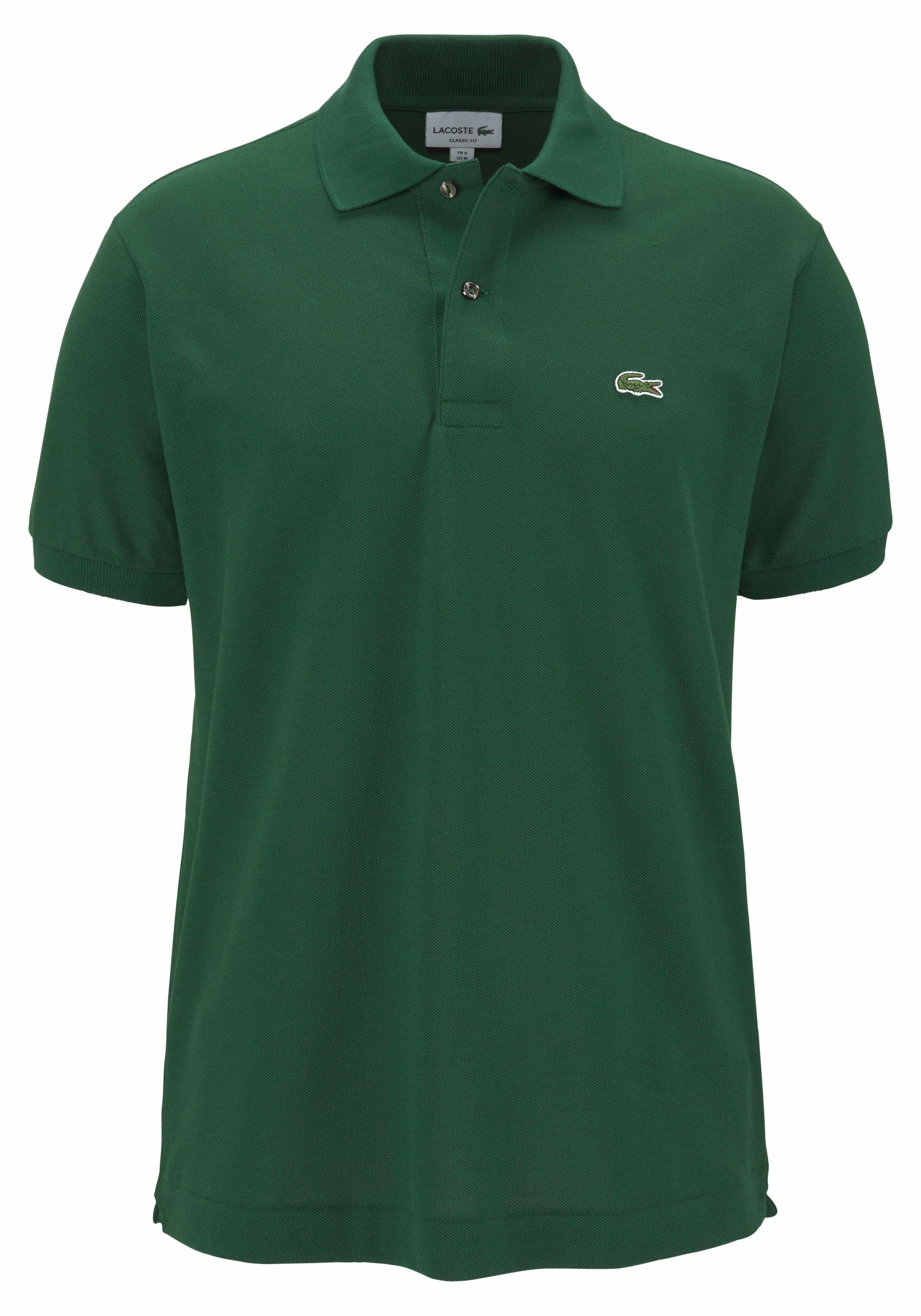 Lacoste mit vert Knöpfen in Perlmuttoptik (1-tlg) Poloshirt