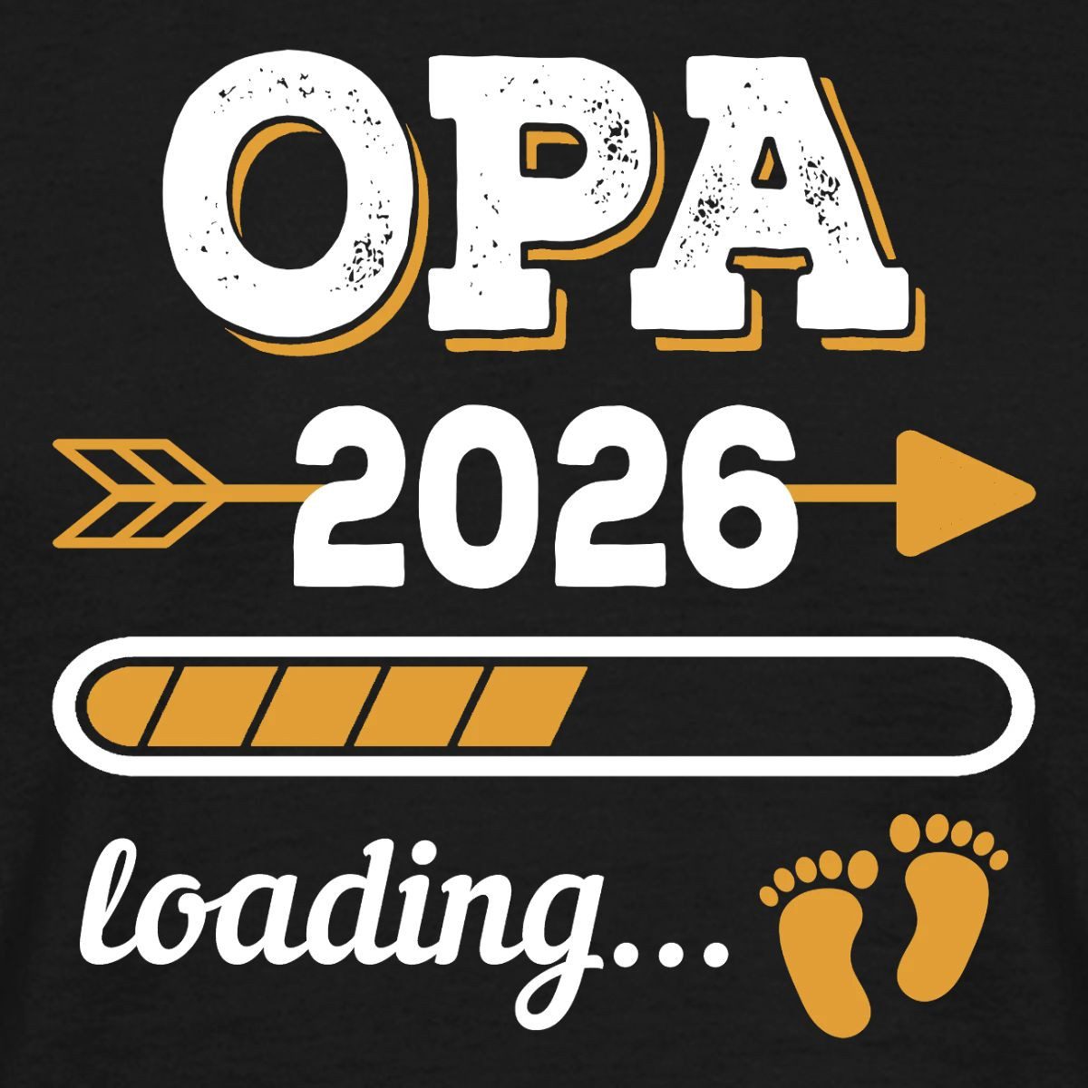 Spreadshirt T-Shirt Opa 2026 Zukünftiger Großvater Schwangerschaft Ankündigung Männer T-Sh (1-tlg)