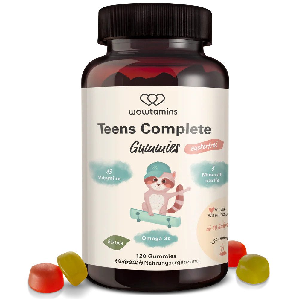 wowtamins Teens Complete Gummies (zuckerfrei) Bonbons