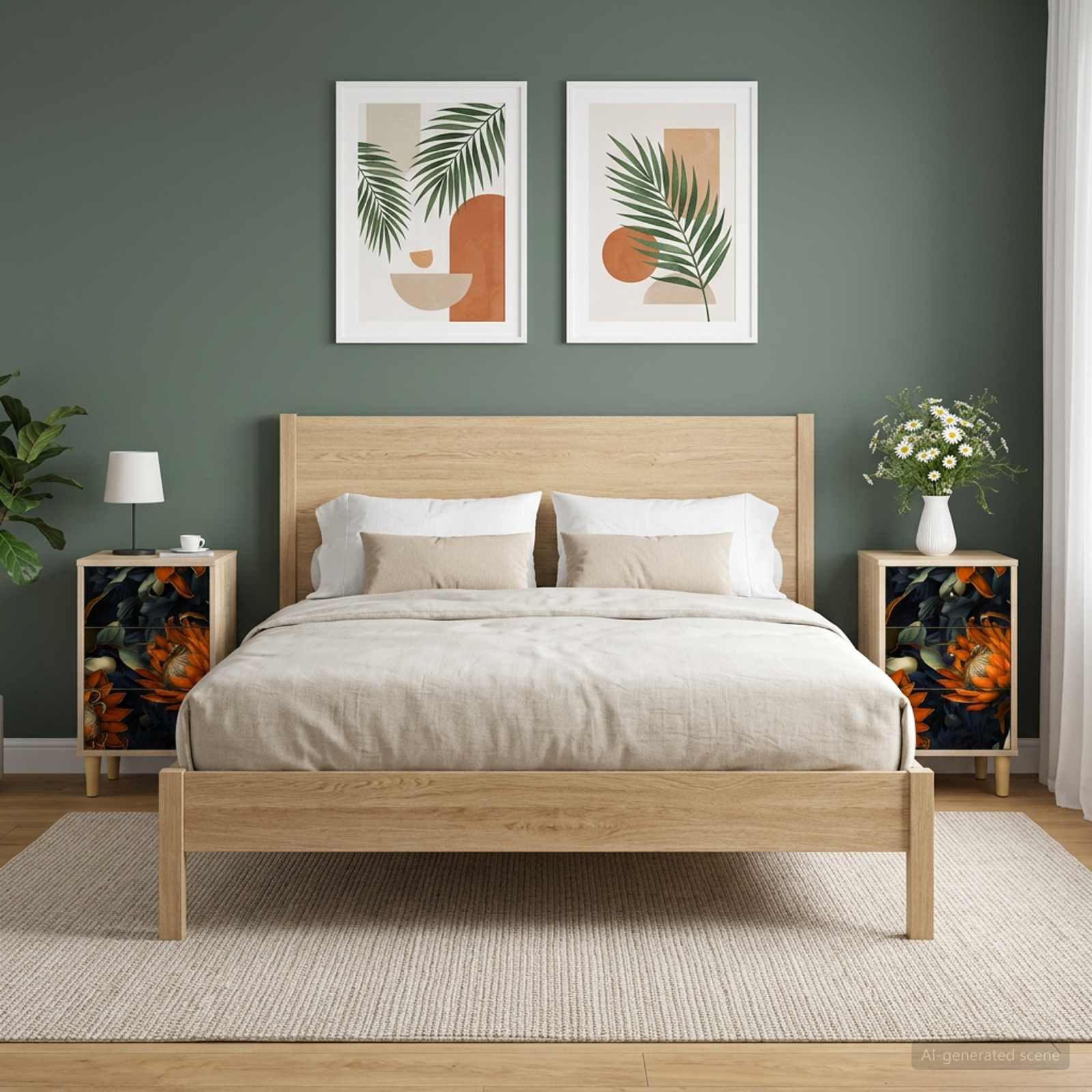 vidaXL Nachttisch Nachttisch LOCHEM 2 stk. Sonoma-Eiche 36 x 33 x 60 cm (2-St)