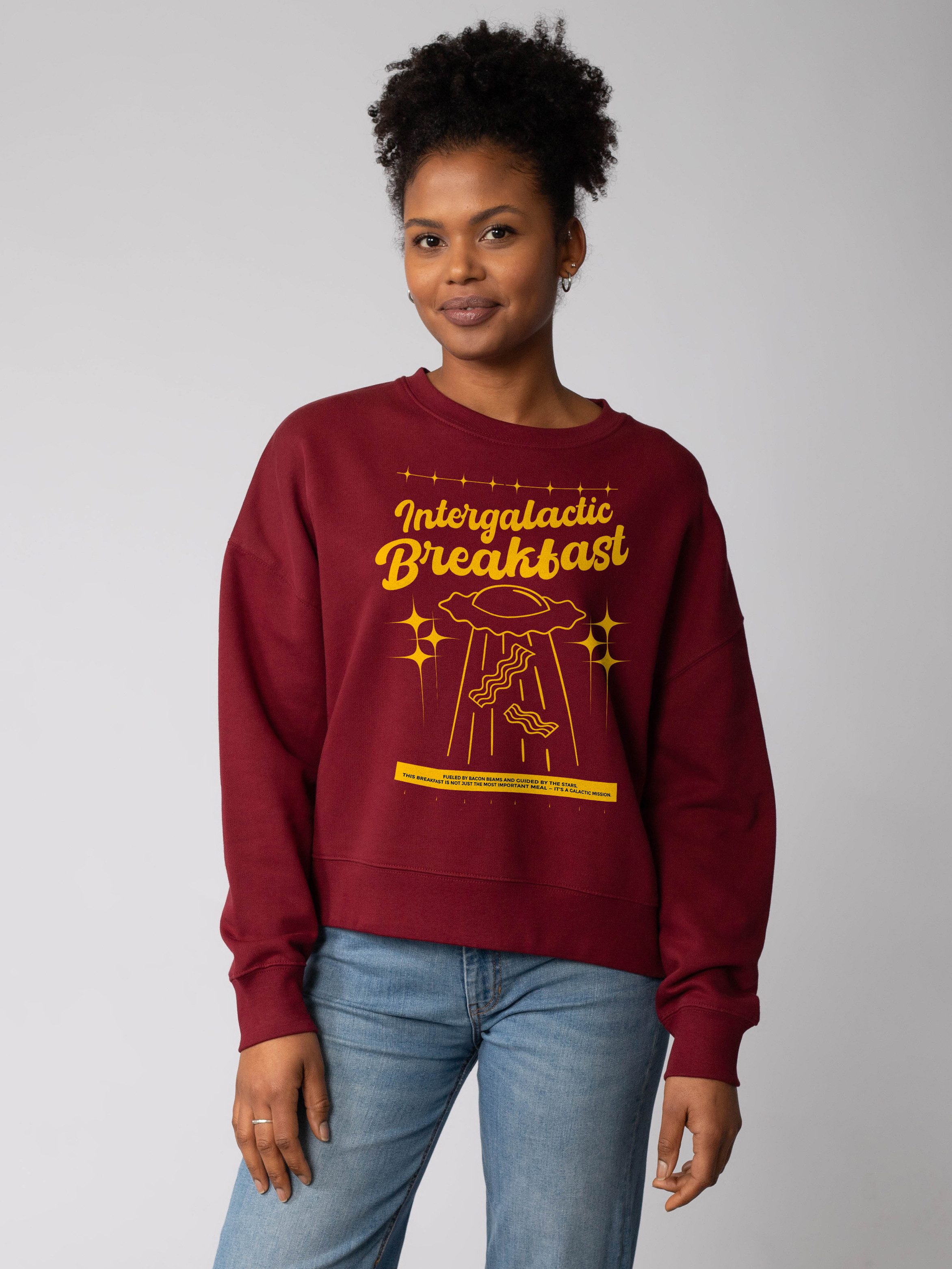 wat? Apparel Sweatshirt Intergalactic Breakfast