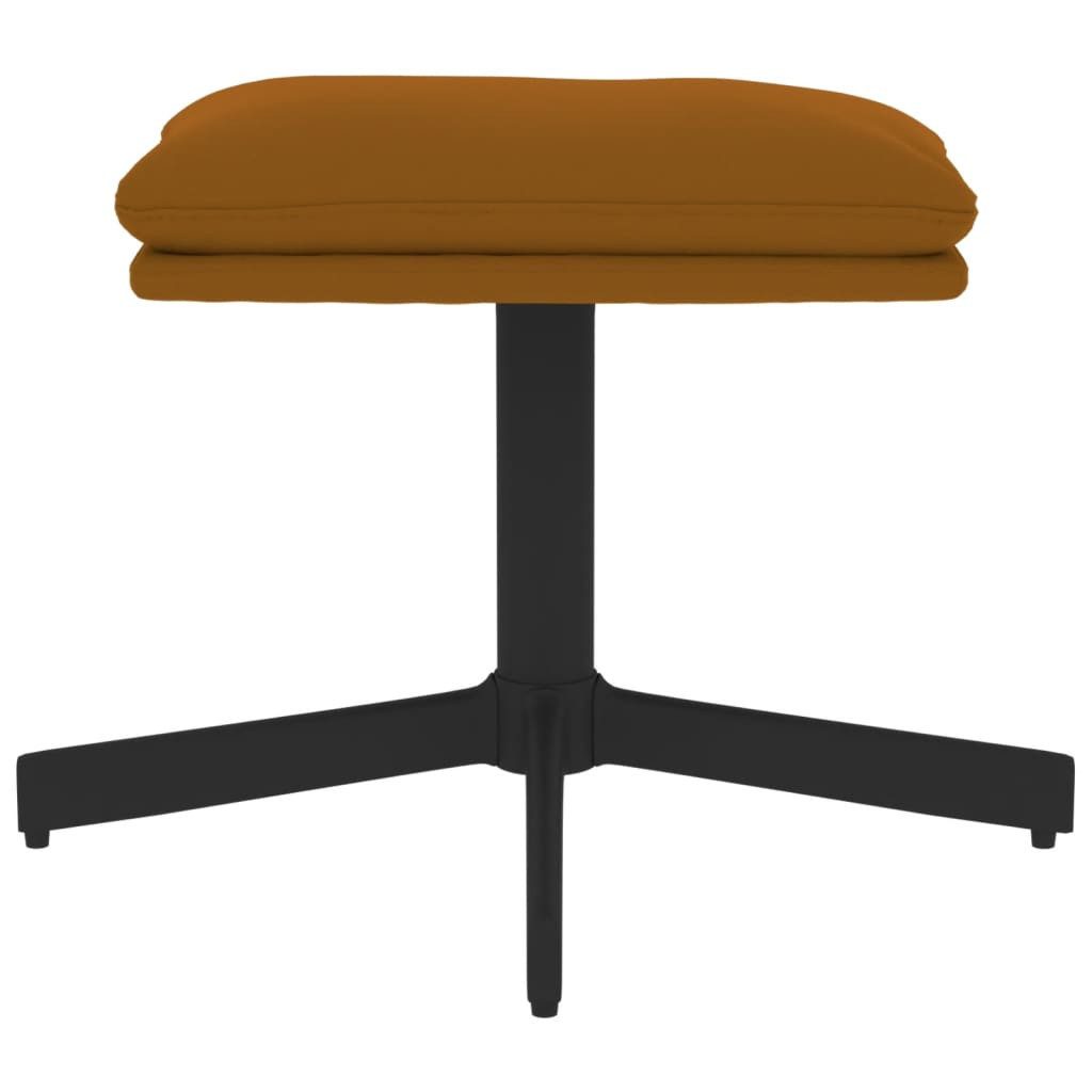 vidaXL Polsterhocker Fußhocker Braun 60x60x36 cm günstig online kaufen