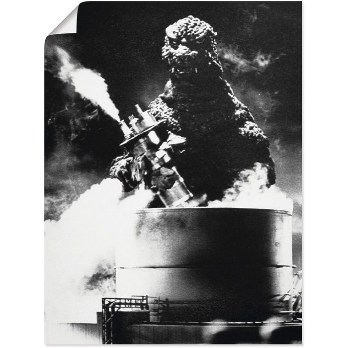 Artland Wandbild Godzilla III Film (1 St) als Alubild Leinwandbild Wandaufkleber oder Poster in versch. Größen