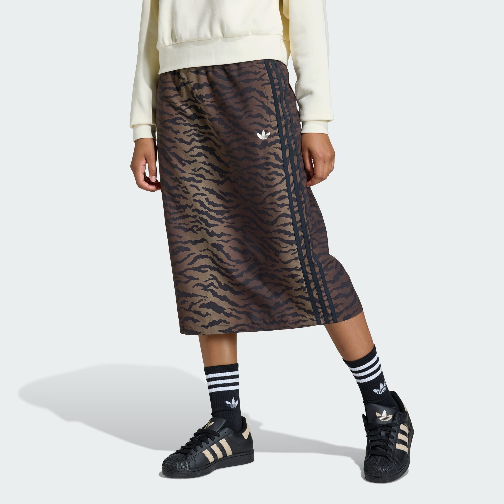 adidas Originals Midirock SCHMALER AOP TWILL-ROCK (1-tlg)