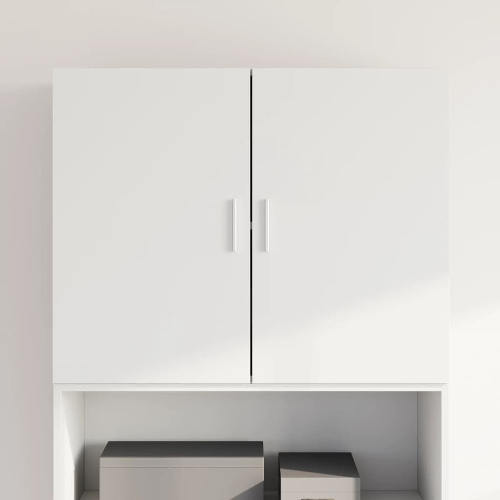 vidaXL Mehrzweckschrank NA Schrank Wandschrank Weiß 80x42,5x64 cm Holzwerkstoff platzsparend u