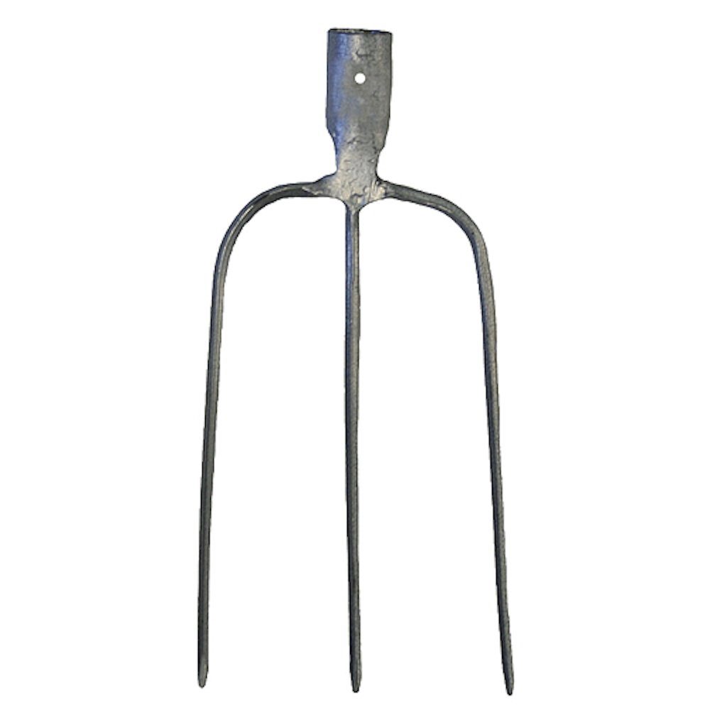 PROREGAL® Spatengabel Dunggabel Mistgabel Mistforke Heugabel Streugabel 3 Zinken, pulverbesc