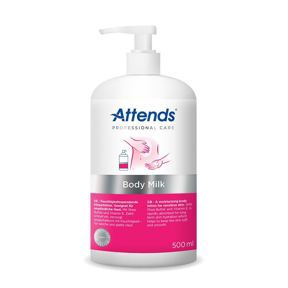 Attends GmbH Hautcreme Attends Professional Care Body Milk 500 ml