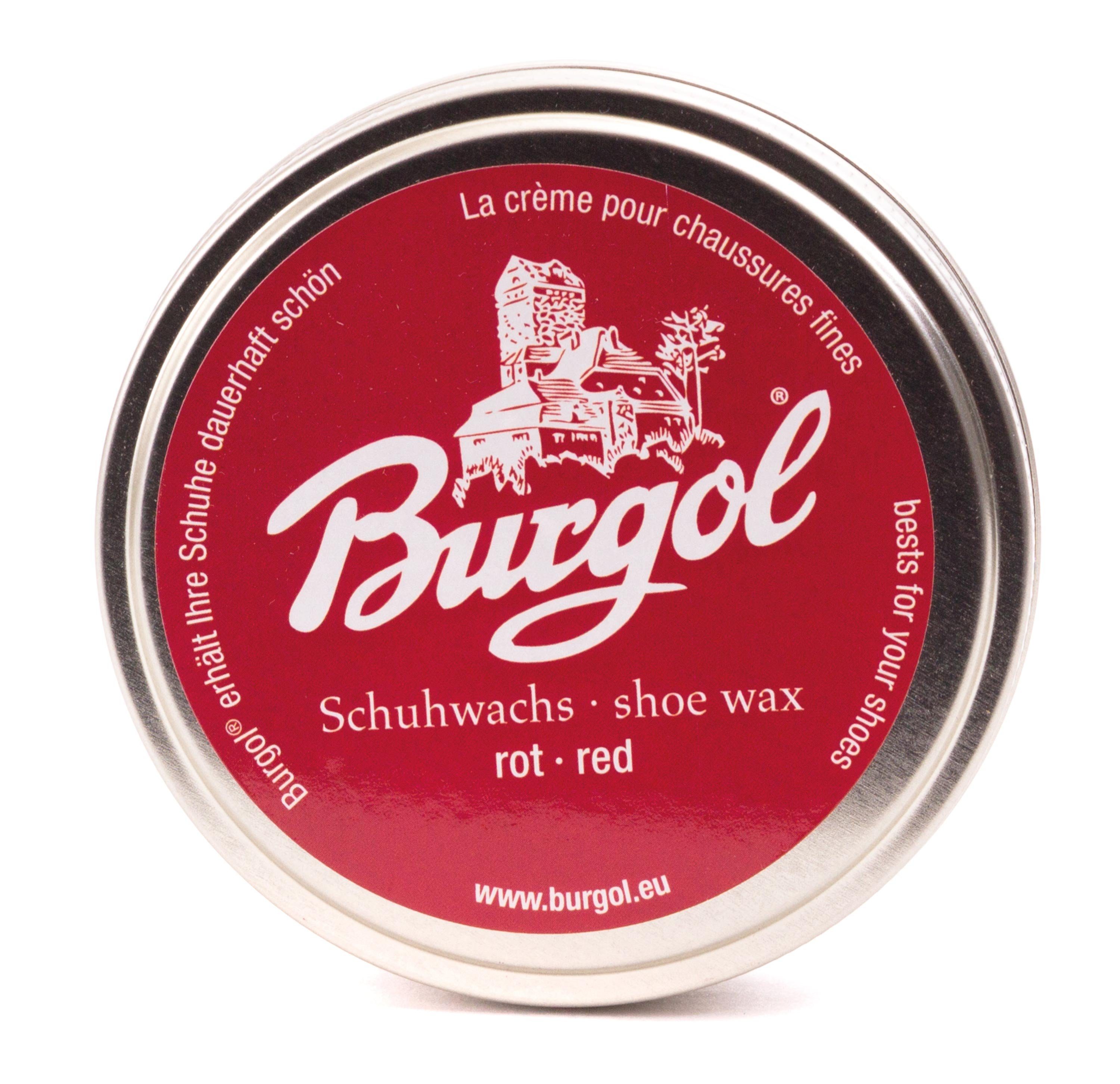 Burgol Burgol Schuhwachs Schuhcreme Rot