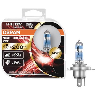 Osram KFZ-Ersatzleuchte OSRAM 64193NB200-HCB Halogen Leuchtmittel H4 55/60 W 12 V