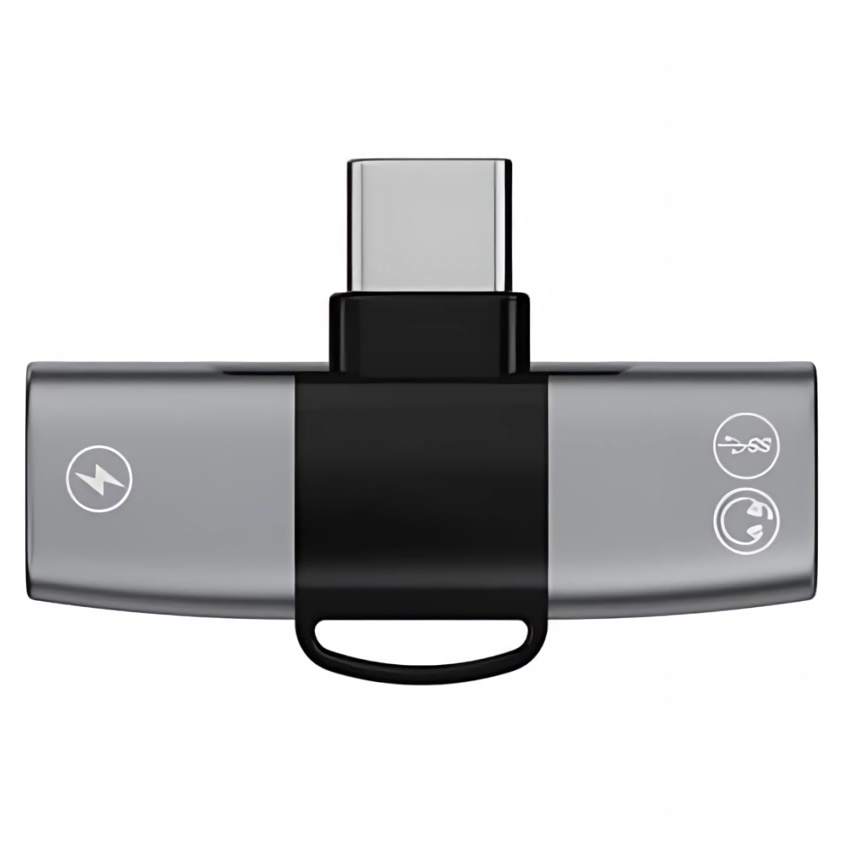 Bolwins A86 OTG Audio Jack Adapter 2x USB C - Typ-C, 2in1 Musik & Aufladen 15W Audio-Adapter USB-C zu USB-C, 0 cm, 2x USB C - Typ-C, 2in1 Musik & Aufladen 15W – Bild 5 von 5