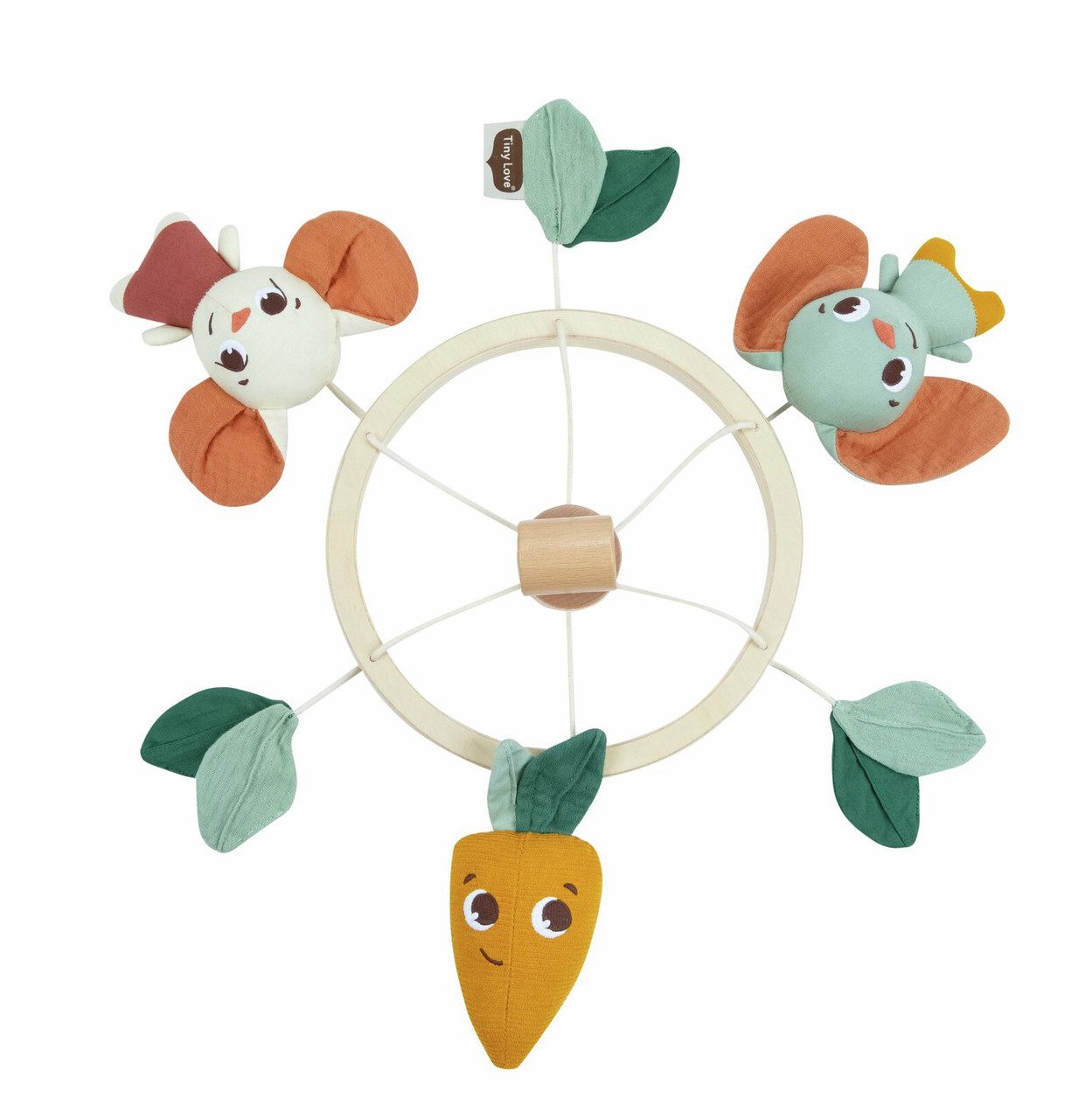 Tiny Love Mobile Tiny Love Holz-Mobile, Natürliches Design, ab 0 Monaten, 3 weiche Mobi, Nachhaltig und natürlich: Dieses umweltfreundliche Mobile ist eng mit…