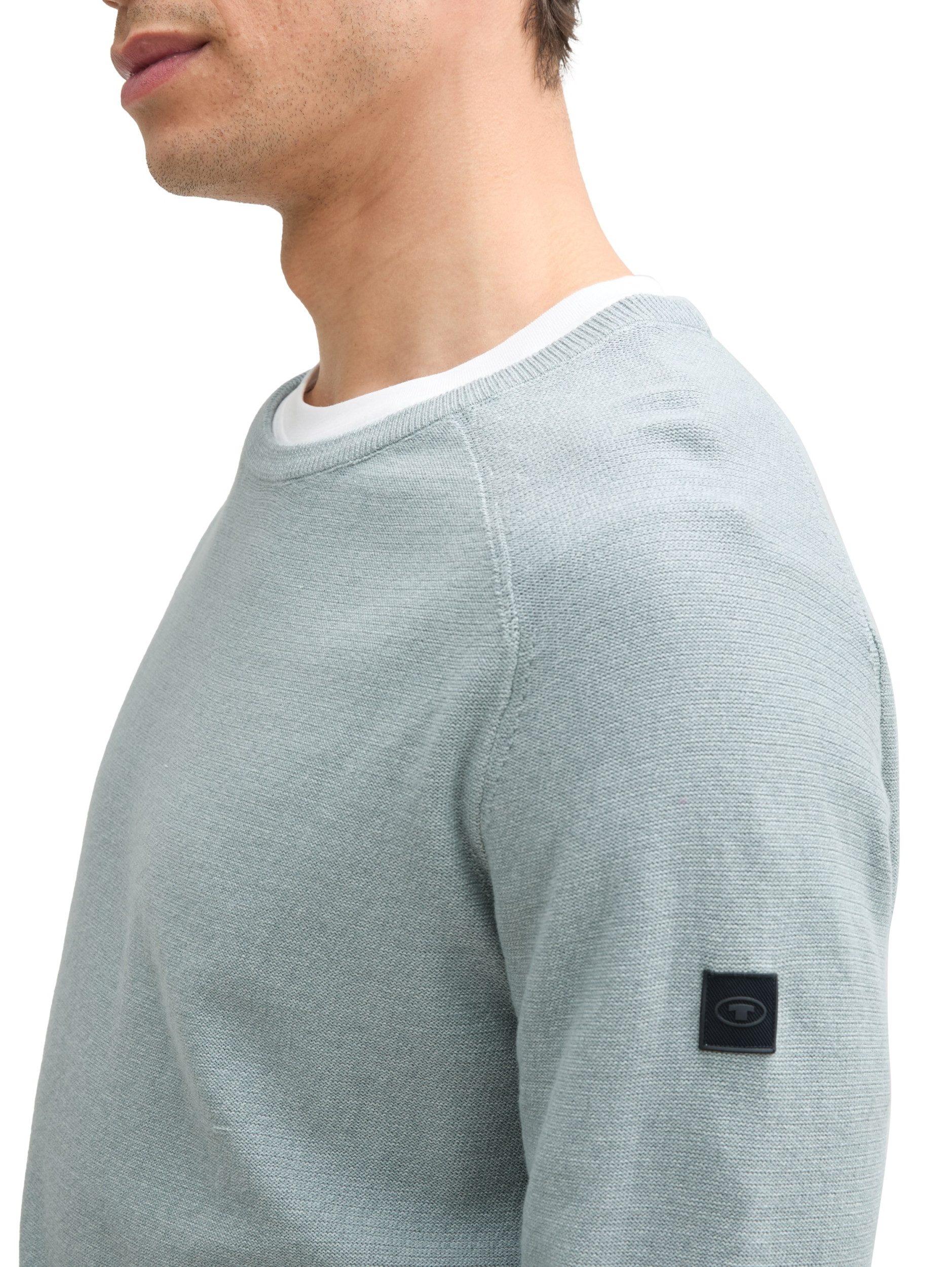 TOM TAILOR Strickpullover fine striped crewneck knit