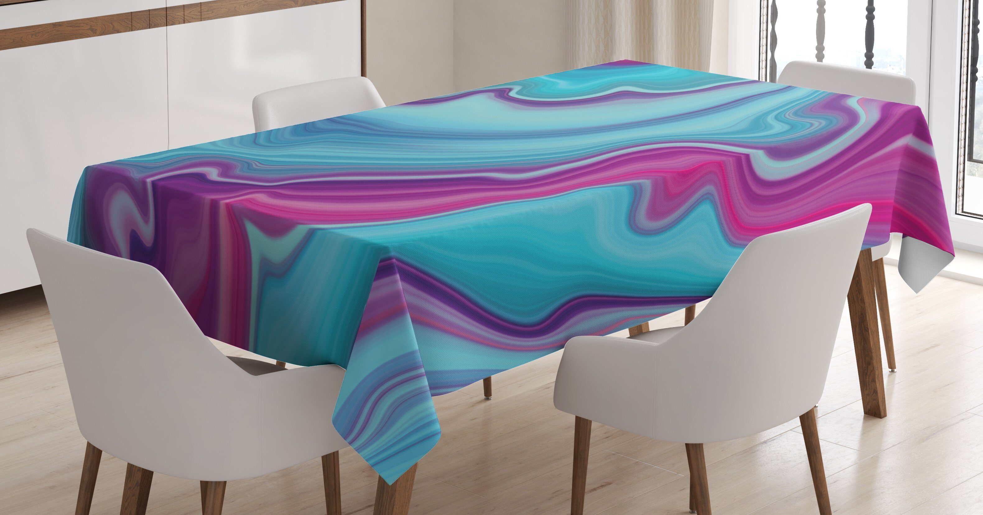 Tischdecke den Bereich Farbbildung Für geeignet Abakuhaus Farben, Farbfest Klare Waschbar Außen Marmor Abstrakte