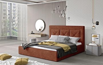 JVmoebel Bett Klassisches Bett Modern Stil Doppel Holz Hotel Betten 220x220