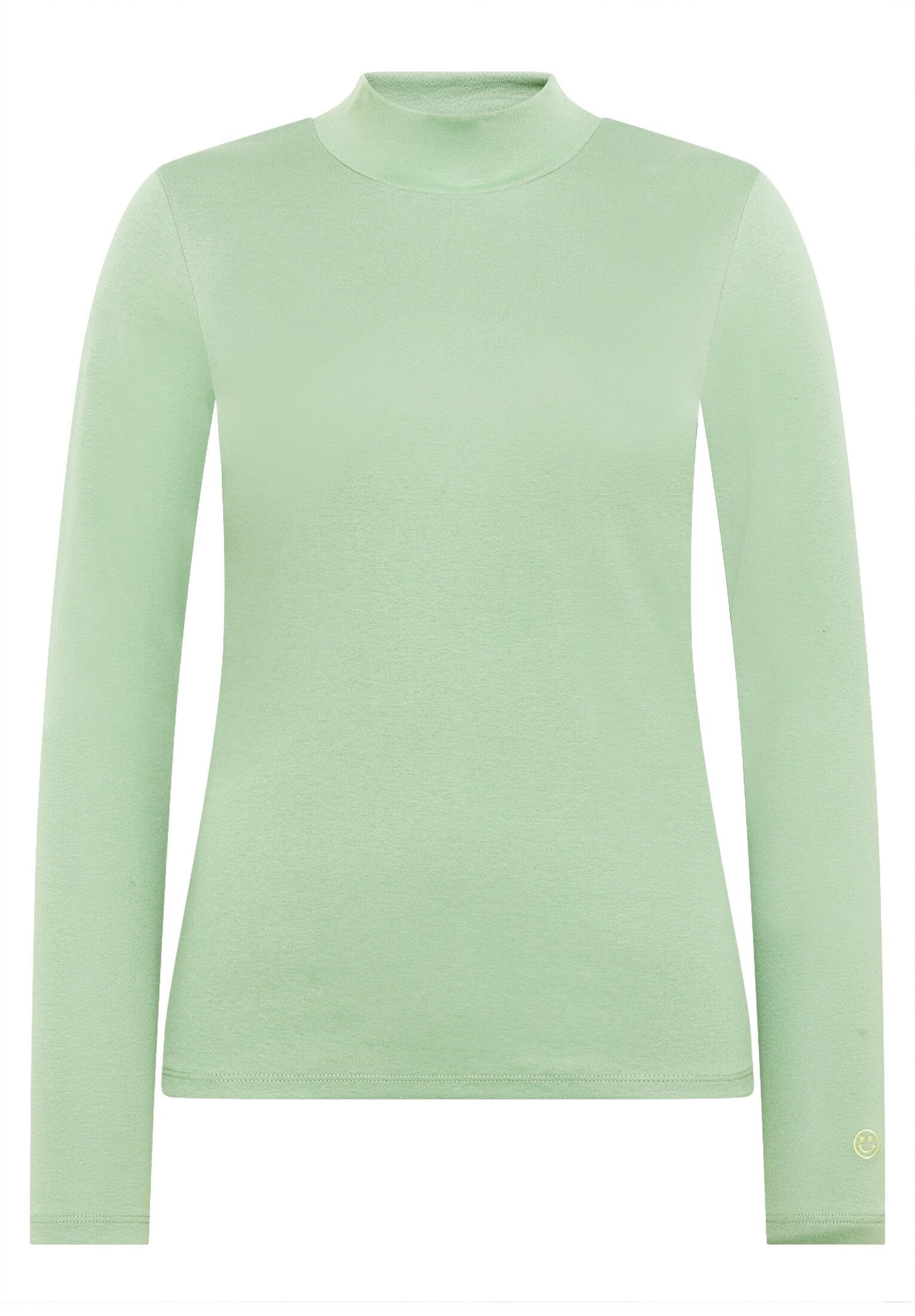 Cartoon Kurzarmshirt Damen mit Kragen (1-tlg)