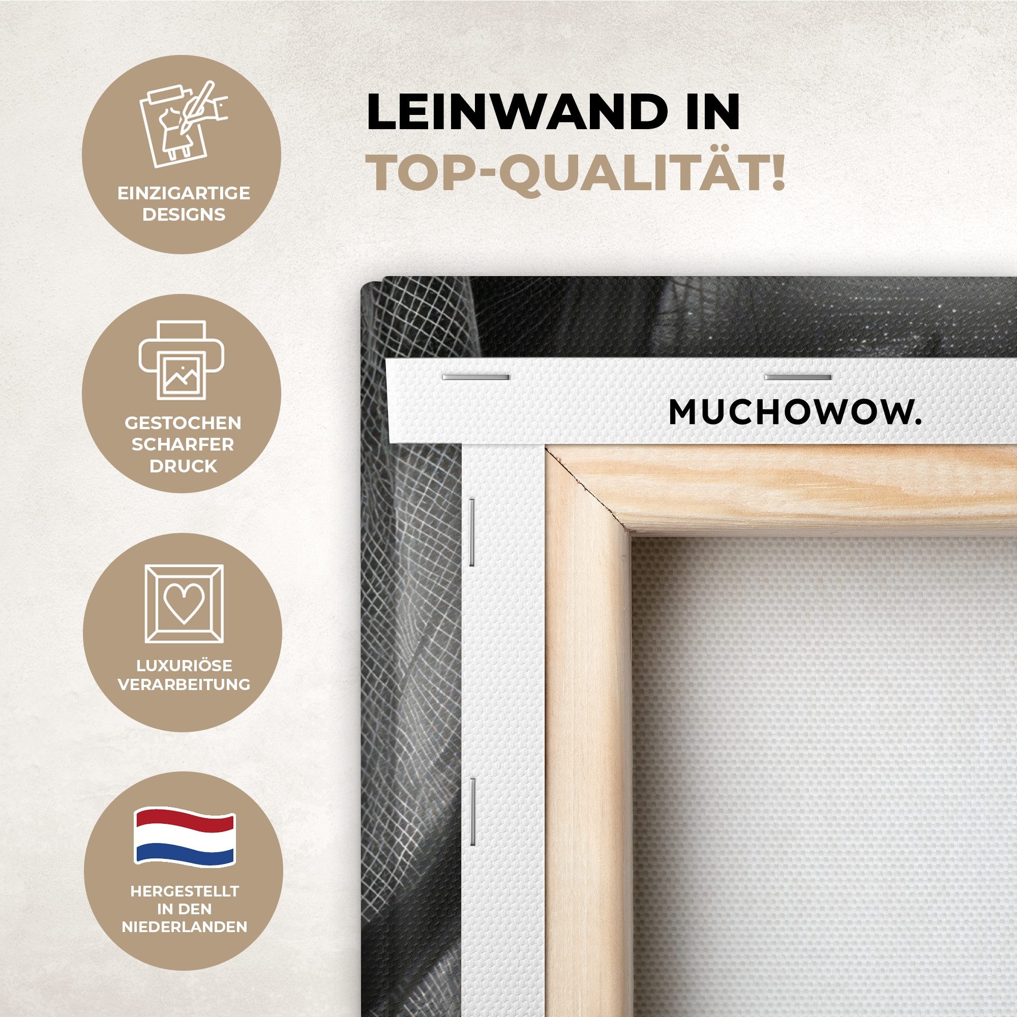 OneMillionCanvasses® Leinwandbild Frau - Porträt - günstig online kaufen