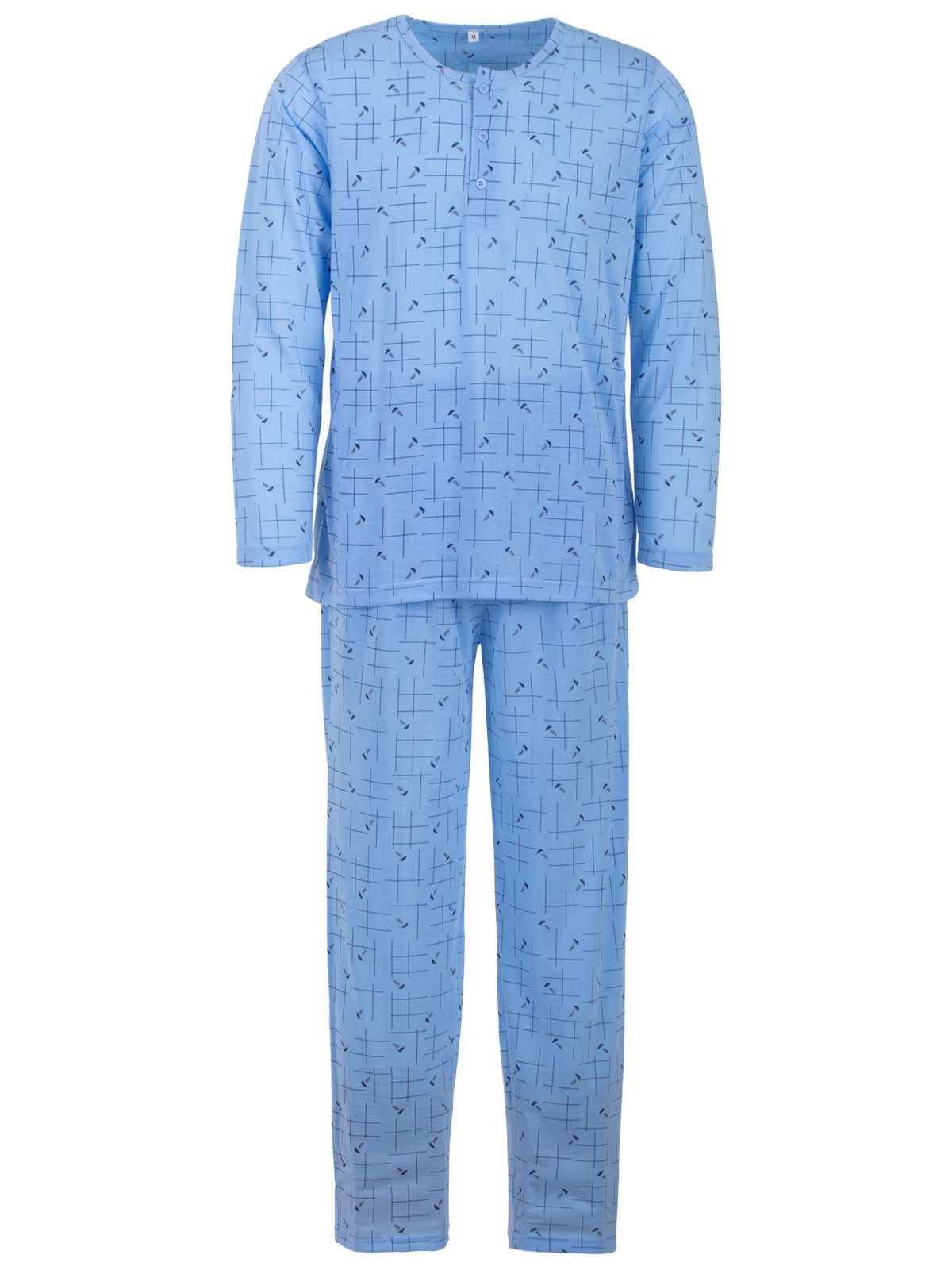 Schlafanzug Pyjama Set Langarm - Zweigen