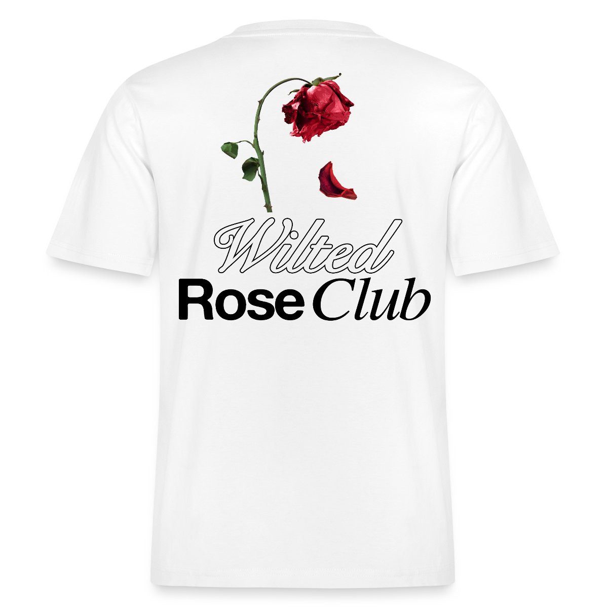 T-Shirt Vintage Love Streetwear Rose Design Relaxed Fit Unisex T-Shirt