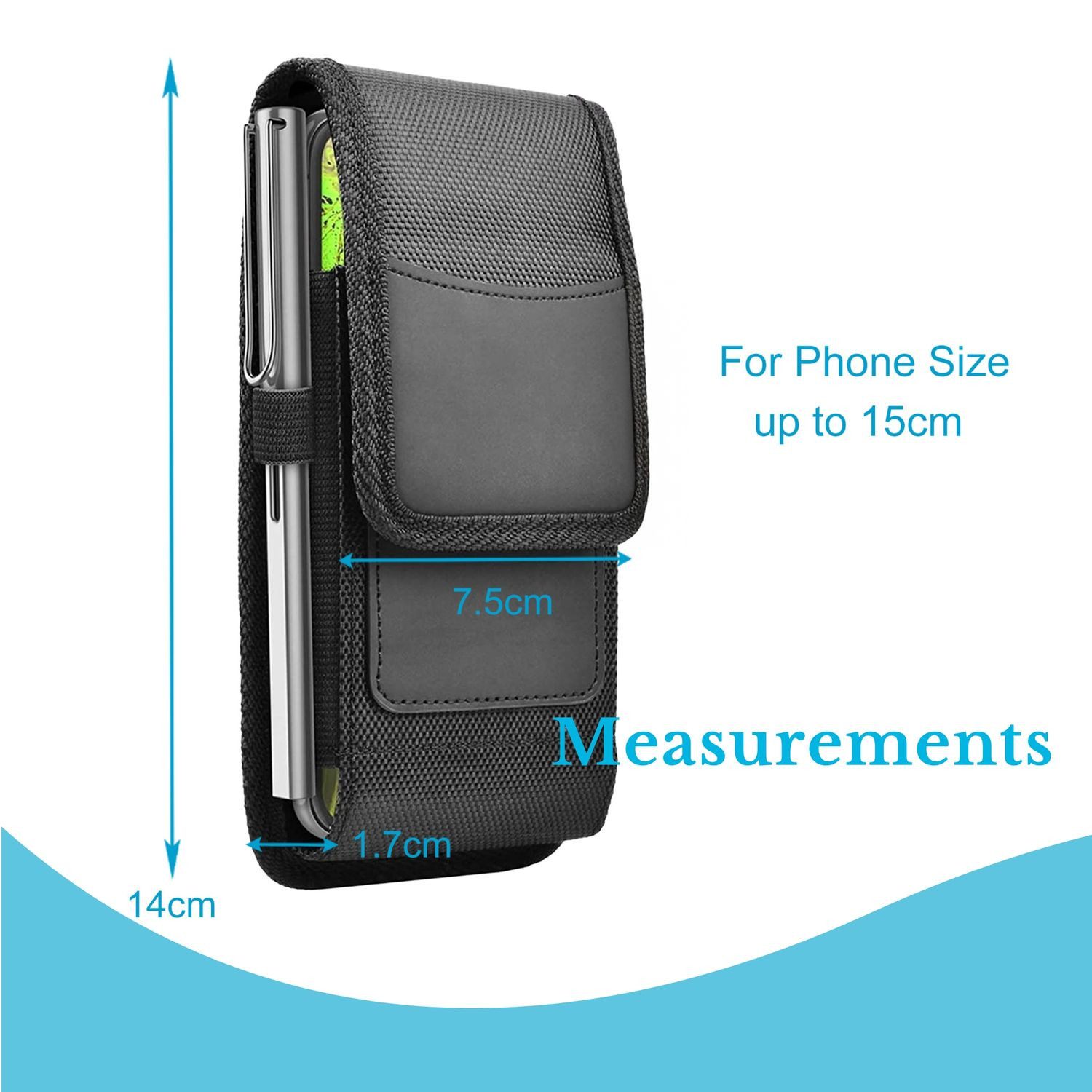 Cadorabo Handytasche für Huawei 13 Pro Tasche (1-tlg), Handytasche mit Gürtelclip Hülle mit Karabinerhaken