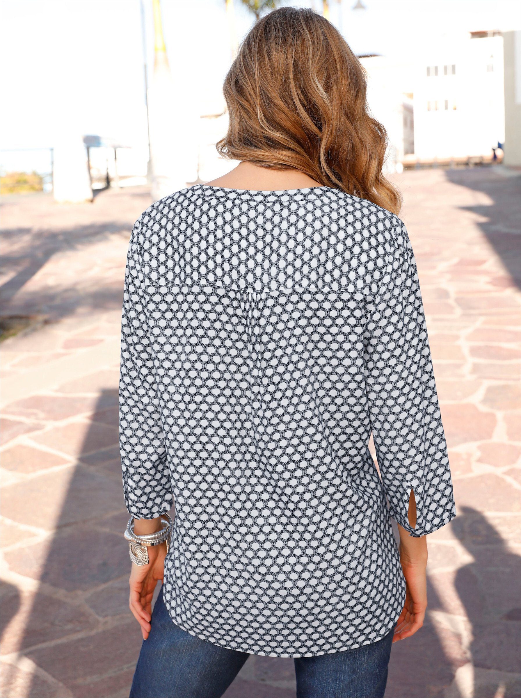 Witt Klassische Bluse Bluse 3/4-Arm