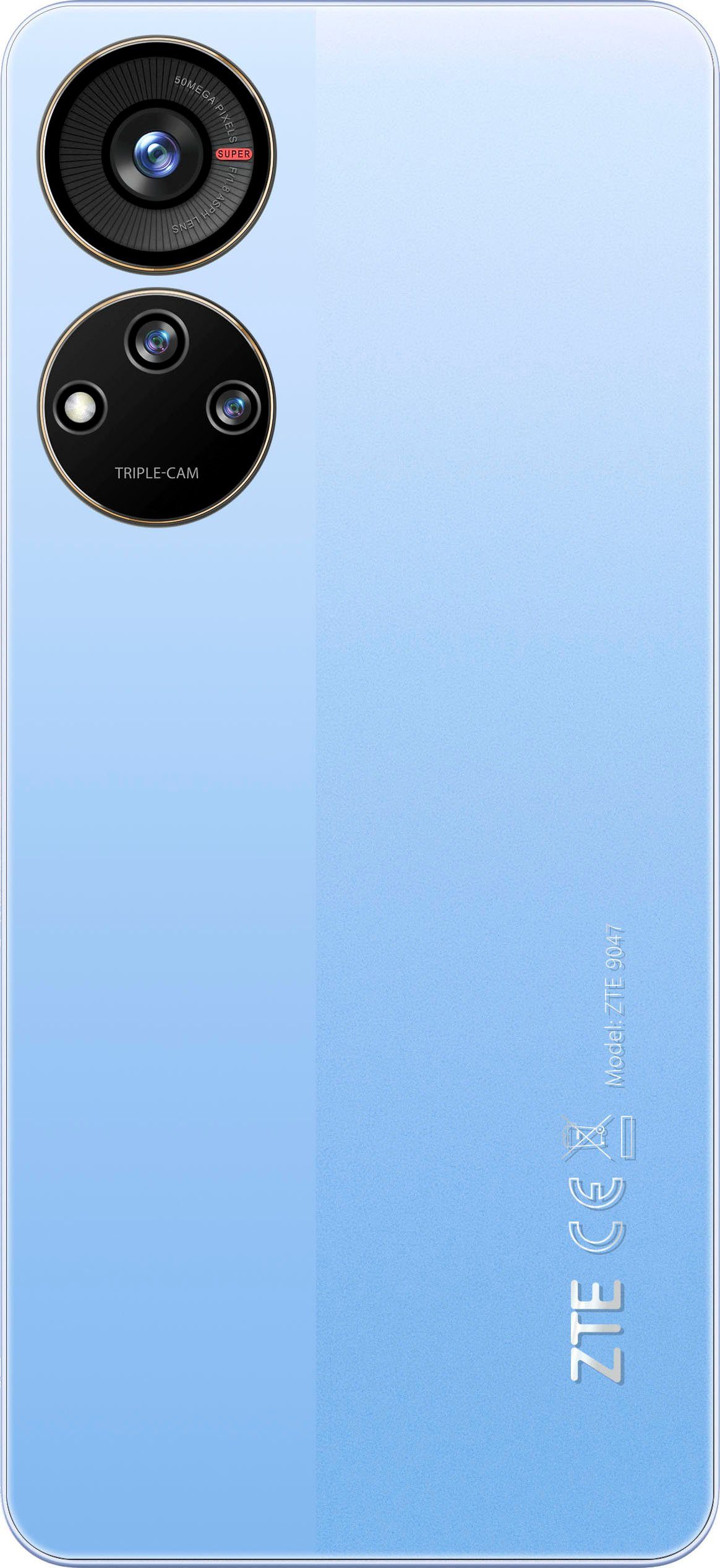 ZTE Blade V40S Smartphone (16,94 cm/6,67 Zoll, 128 GB Speicherplatz, 50 MP Kamera)