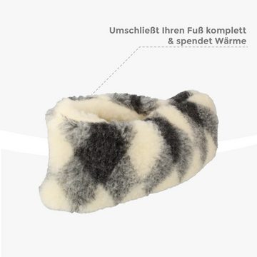 filsko Uddevalla Winter Socken Hausschuh mit Schafwolle gefüttert