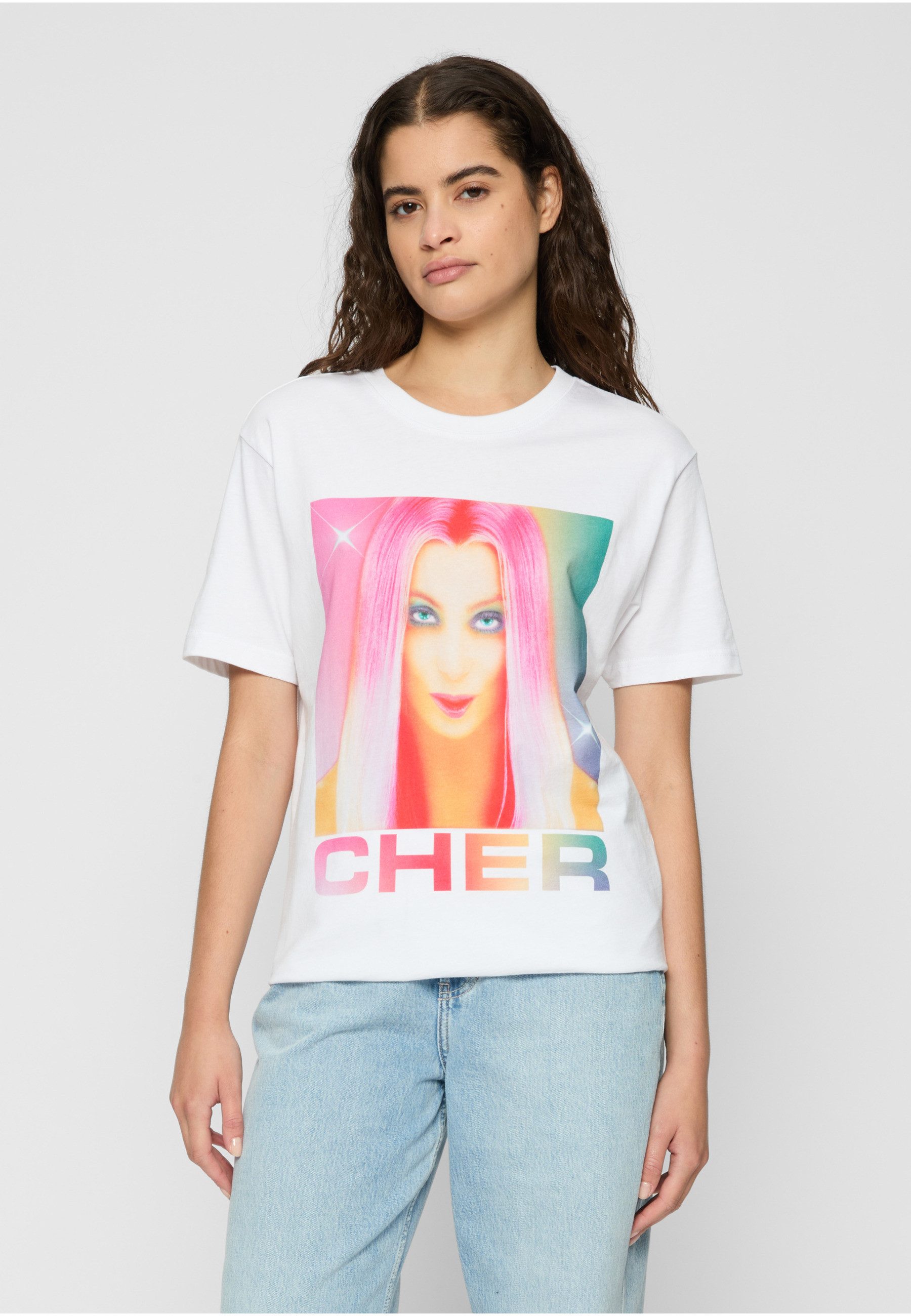 Merchcode T-Shirt Merchcode Cher Prisma Tee (1-tlg)