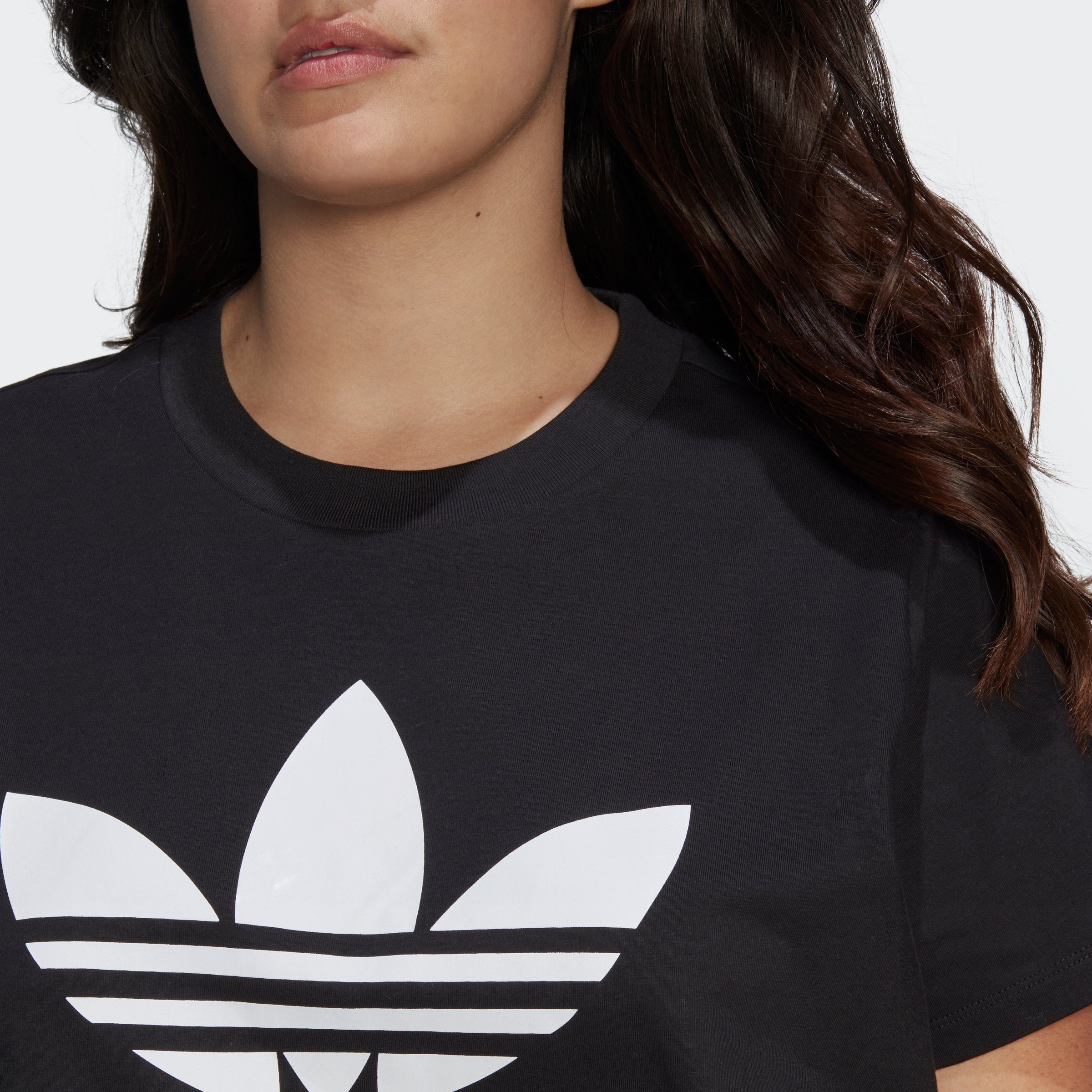 Originals Black GRÖSSEN CLASSICS adidas GROSSE TREFOIL – ADICOLOR T-Shirt