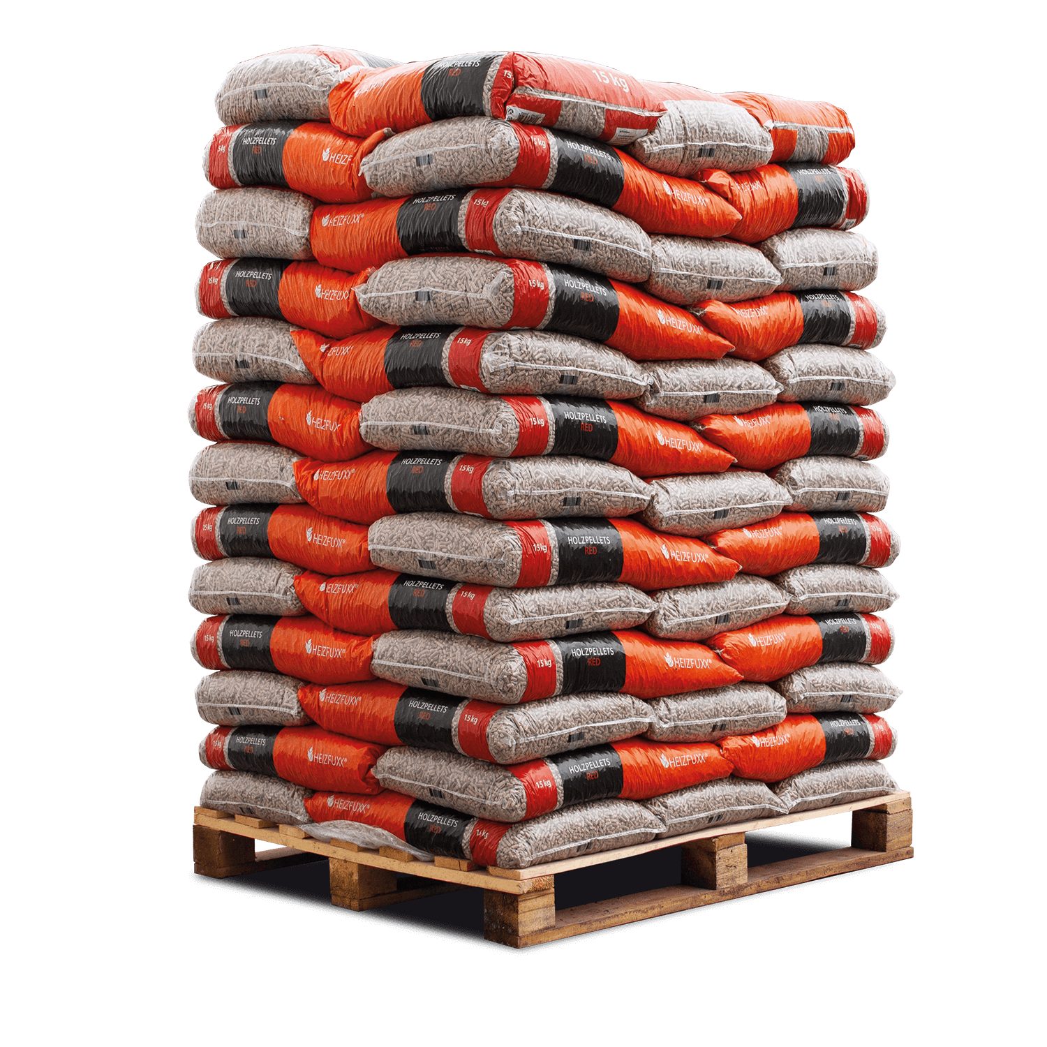 HEIZFUXX Holzpellets Red, 975 kg, (Palette, 65-St)