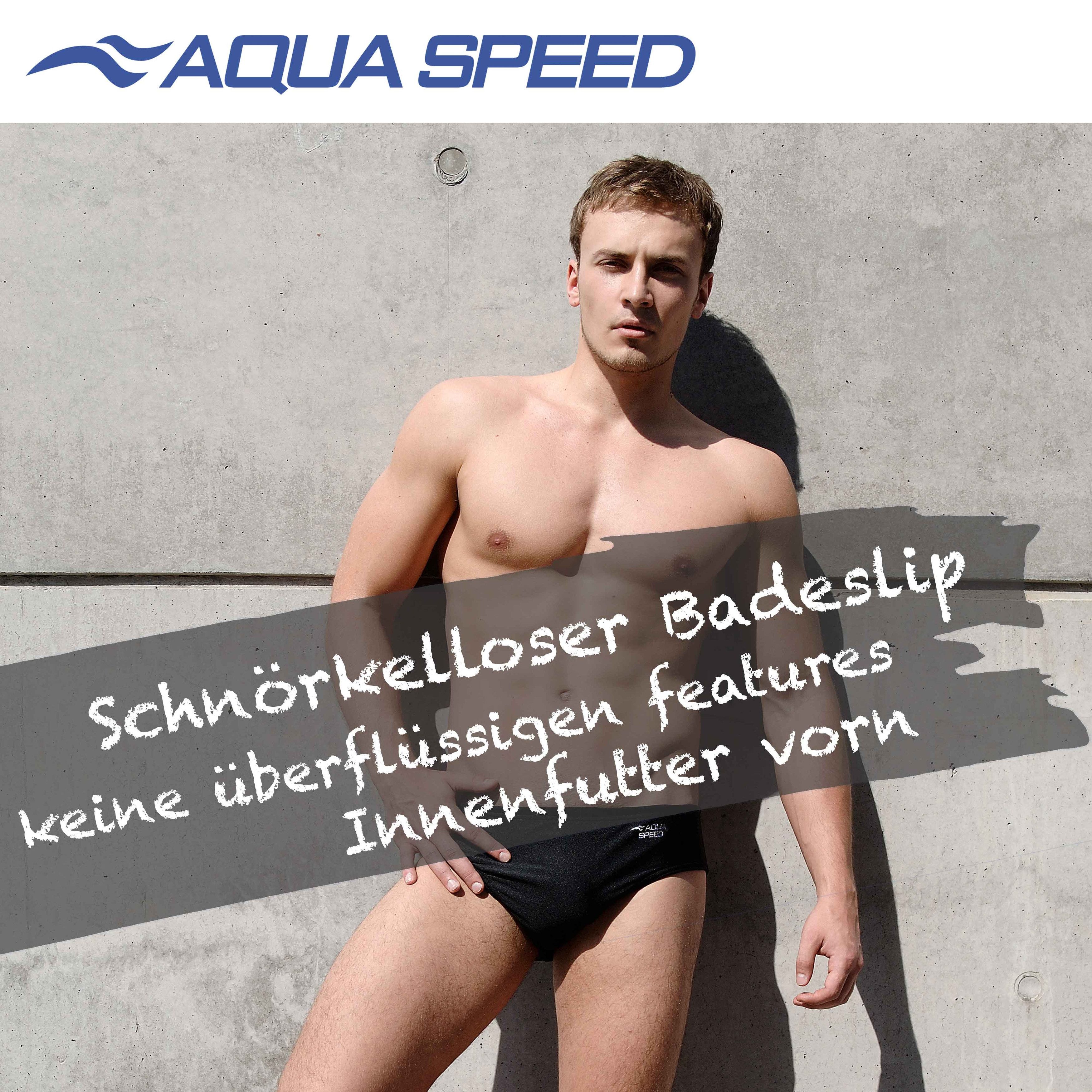 Aqua Speed Badehose ARES Schwimmhose Herren Brief - klassische Form