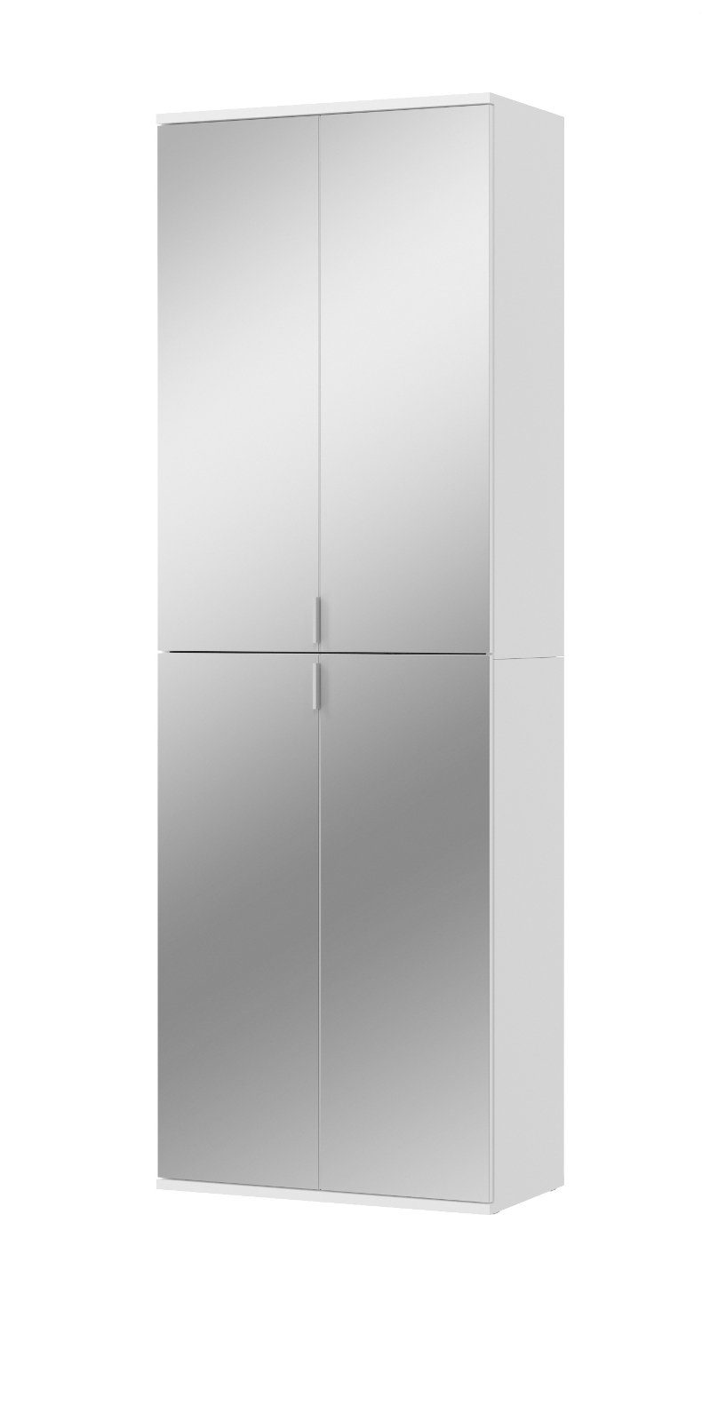 xonox.home Schuhschrank ProjektX (Schuhschrank und Garderobe mit Spiegel, 61 x 196 cm) mit variabler Inneneinteilung | Kleiderschränke