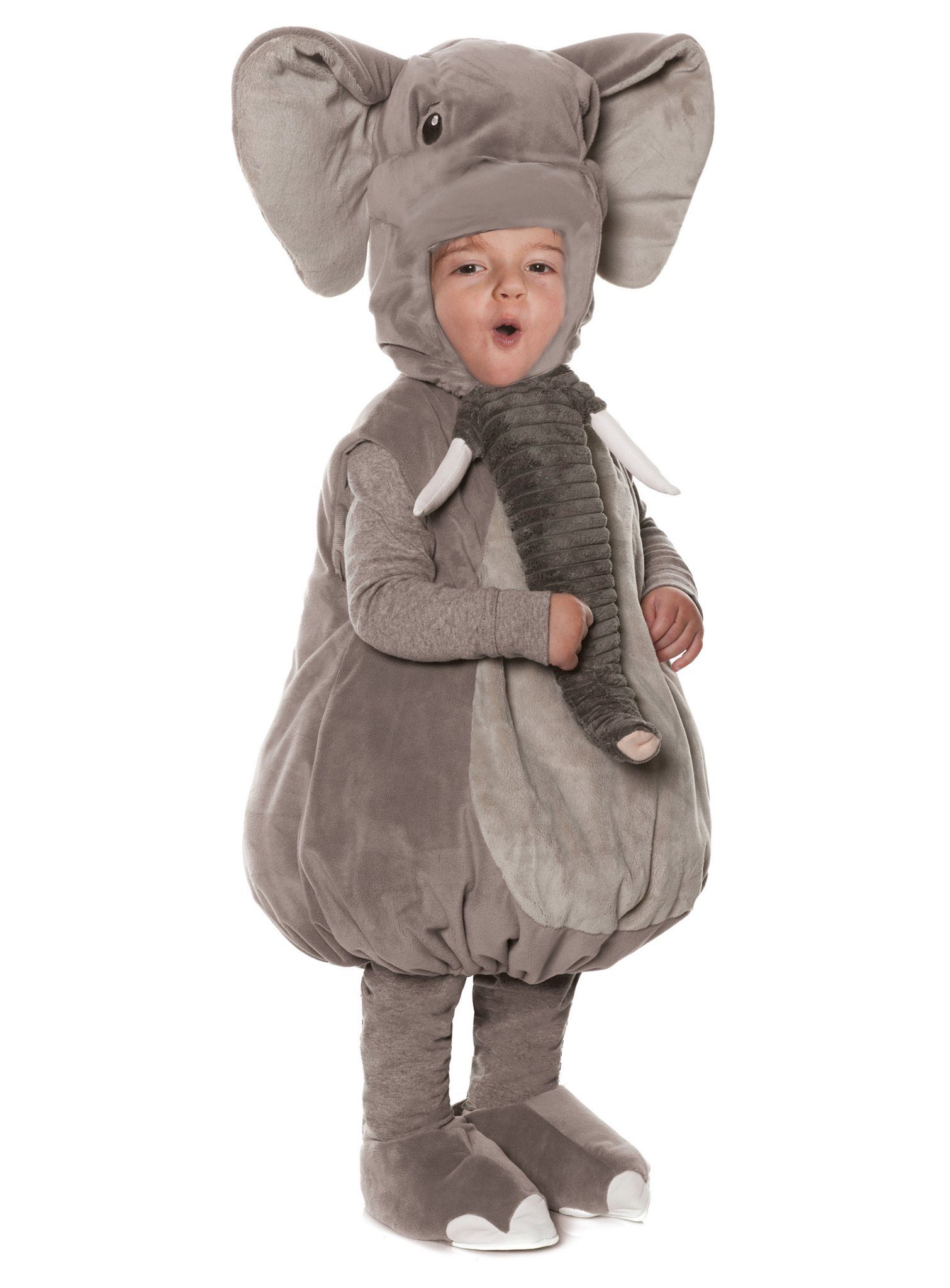 Underwraps Kostüm Zwergelefant Kostüm für Babys, Herzallerliebstes Tierkostüm für die Kleinsten