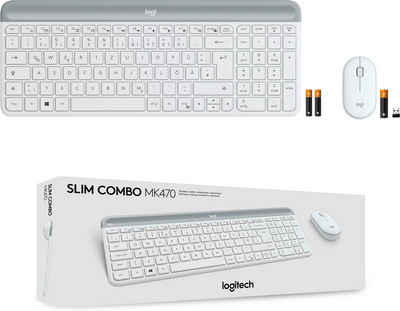 Logitech »Slim Wireless MK470« Tastatur- und Maus-Set