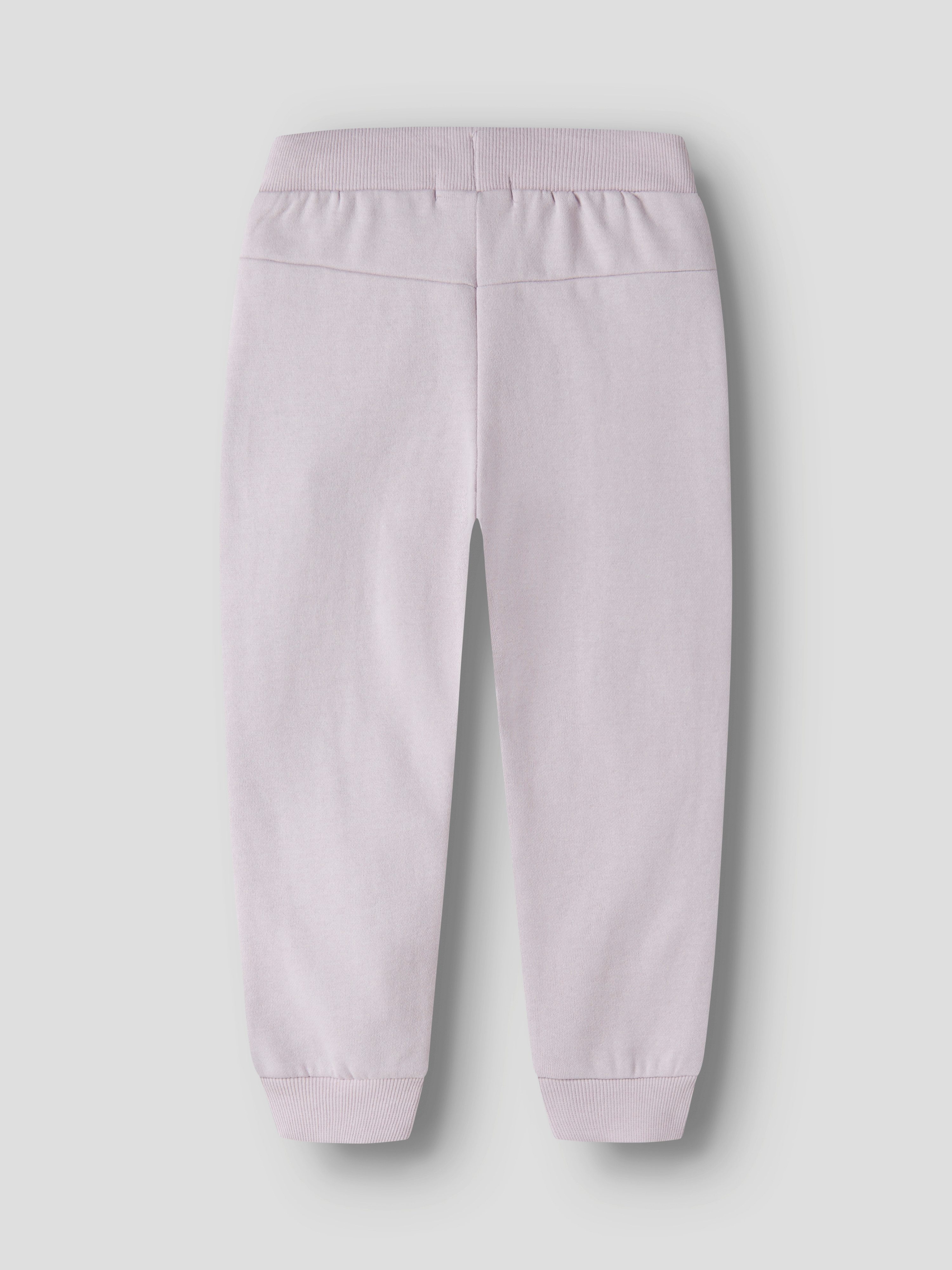 Name It Sweathose NMFVIMA SWE PANT BRU NOOS mit süßem Rüschendetail