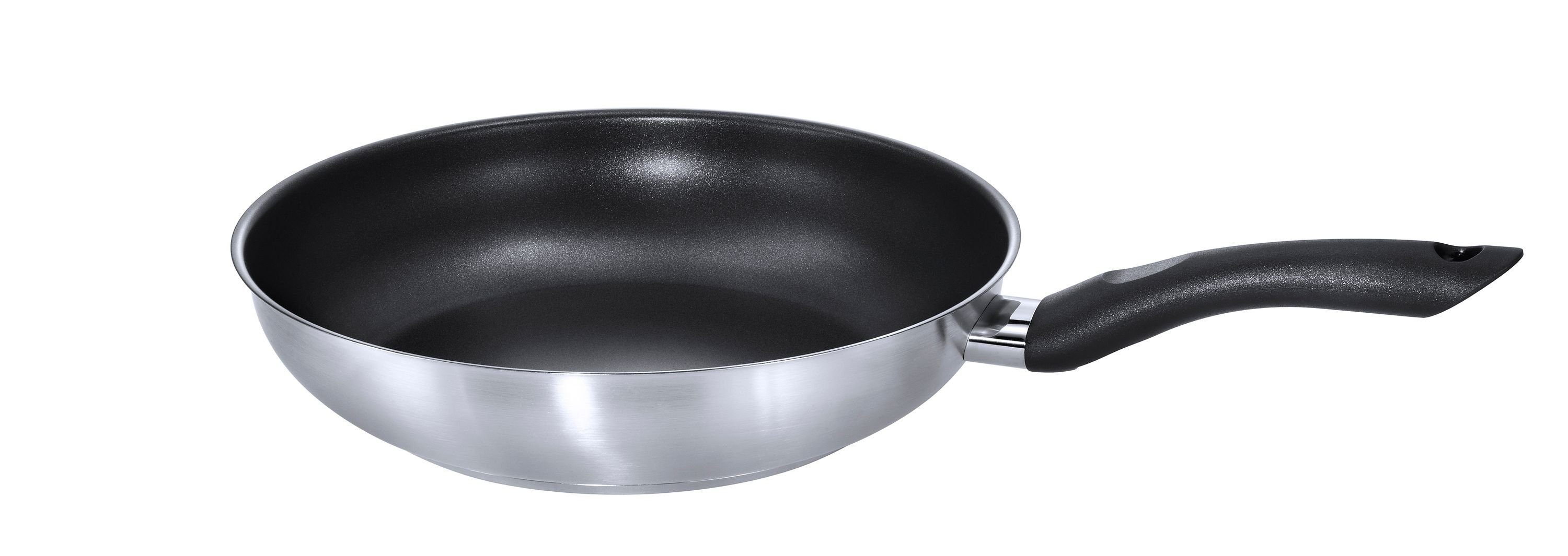 Kopf Bratpfanne Alfons 28 cm, Edelstahl, 28 cm, Teflon-Select-Beschichtung, Induktion