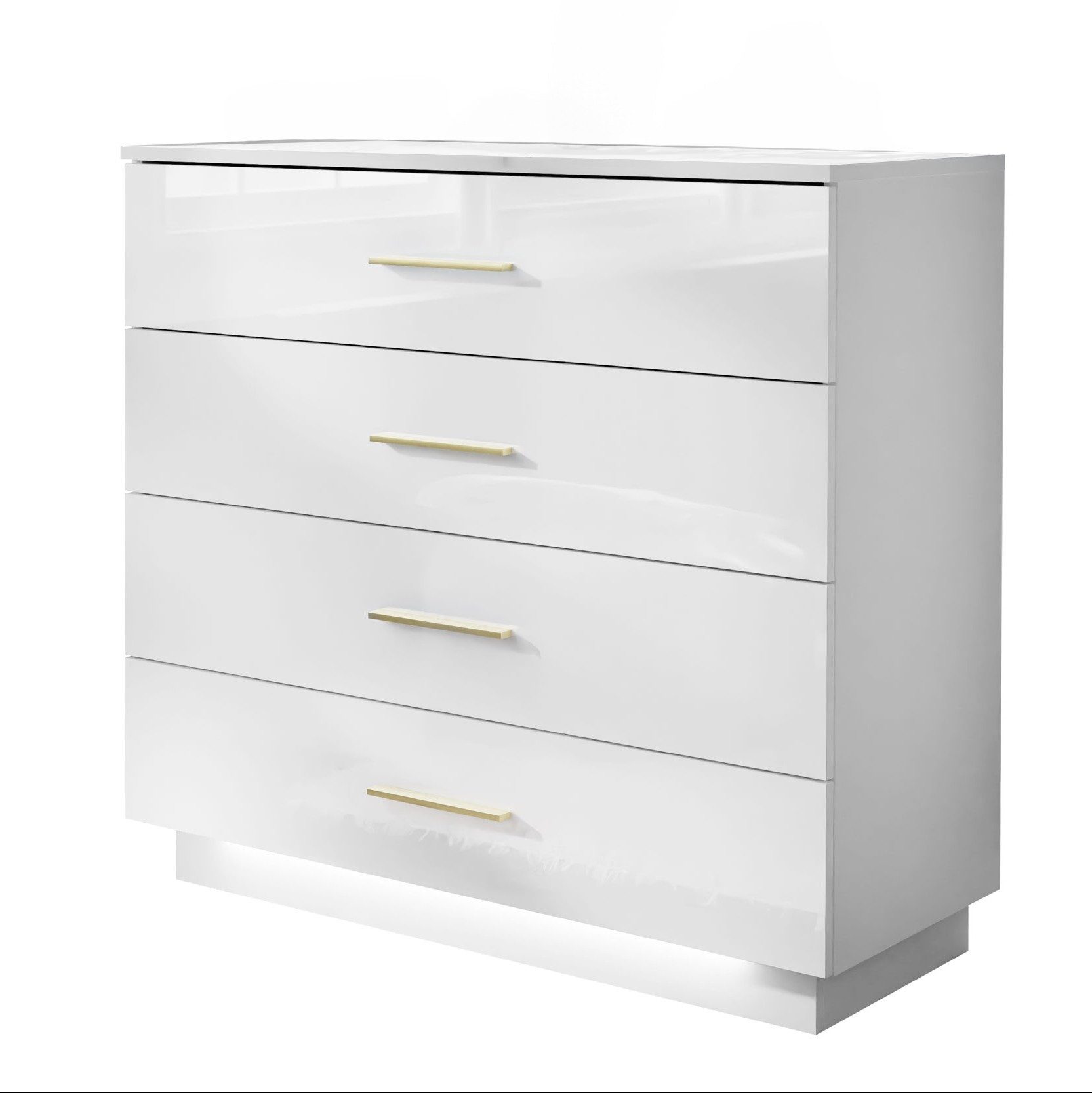 Lookway Kommode LINA mit goldenen Griffen, Breite 95cm