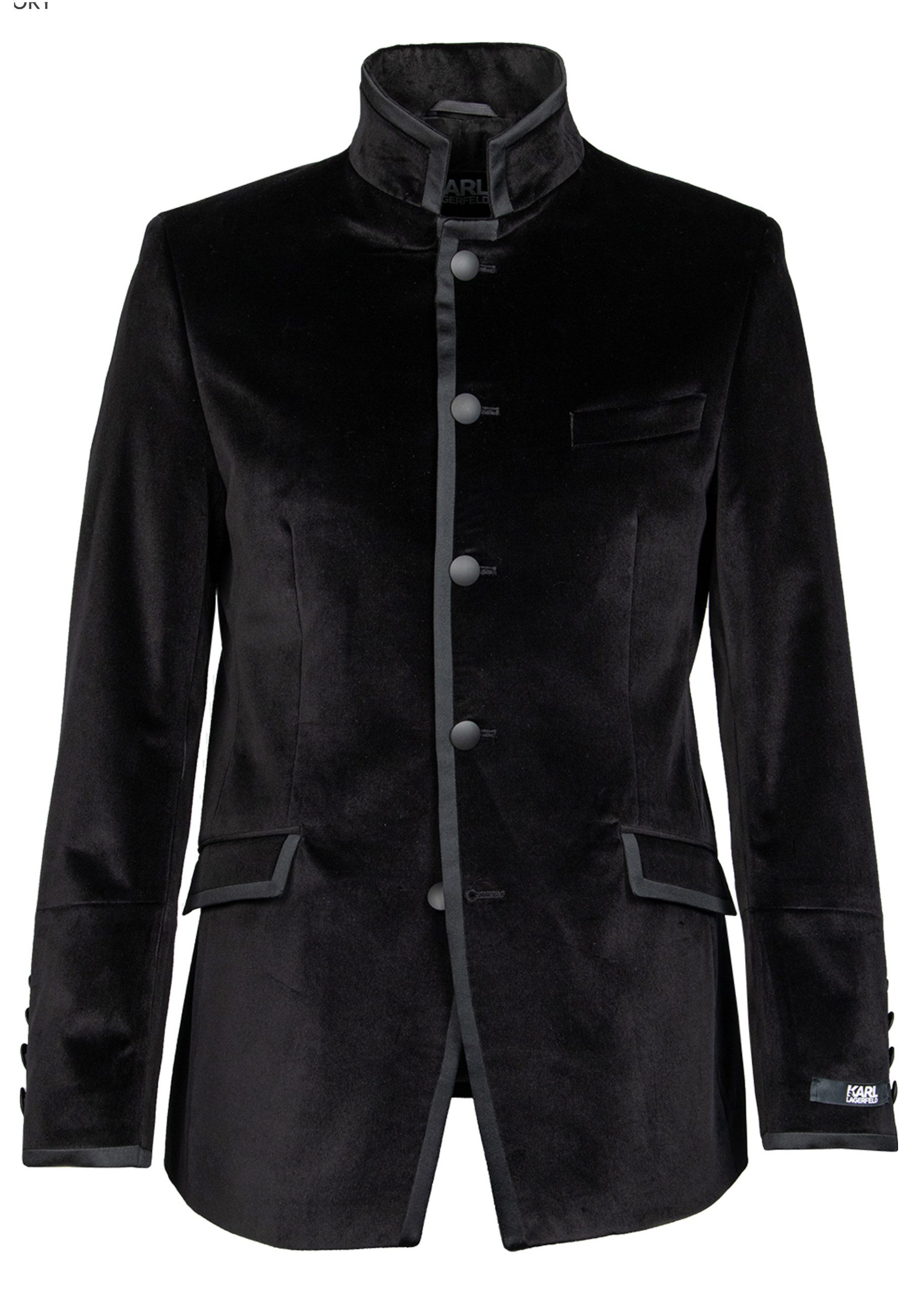 Herren Blazer Mit Stehkragen - Einreiher Sakko Für Business & Freizeit