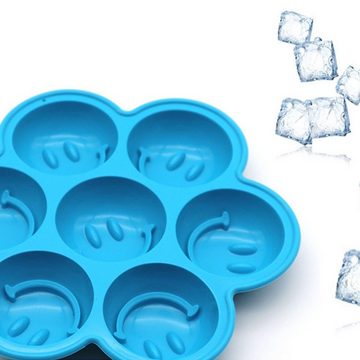 König Design Eiswürfelform Design Silikon Eiswürfel Form Eiswürfelschale Eiskugeln Eiskugelform, Lebensmittelecht, Geruchsneutral, Lange Kühlung