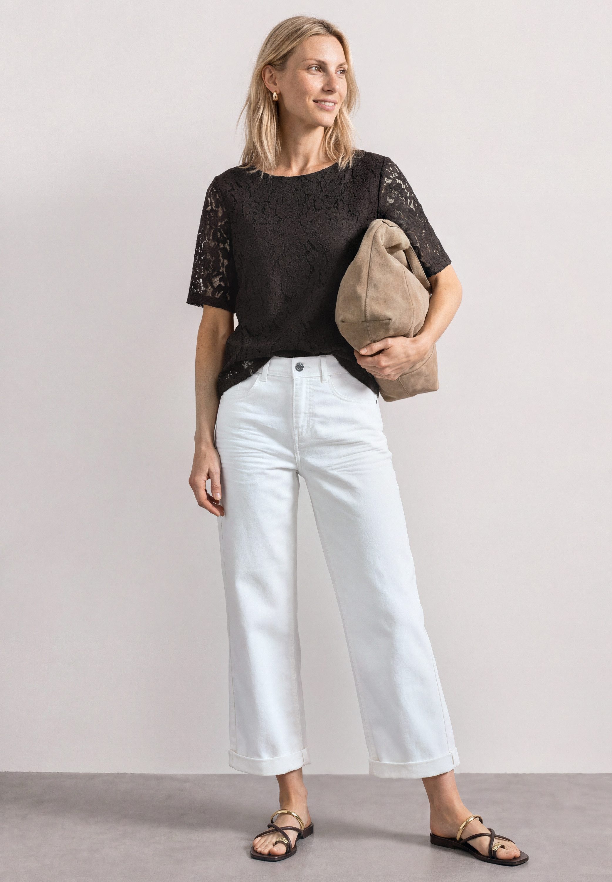 STREET ONE 2-in-1-Shirt mit Spitze