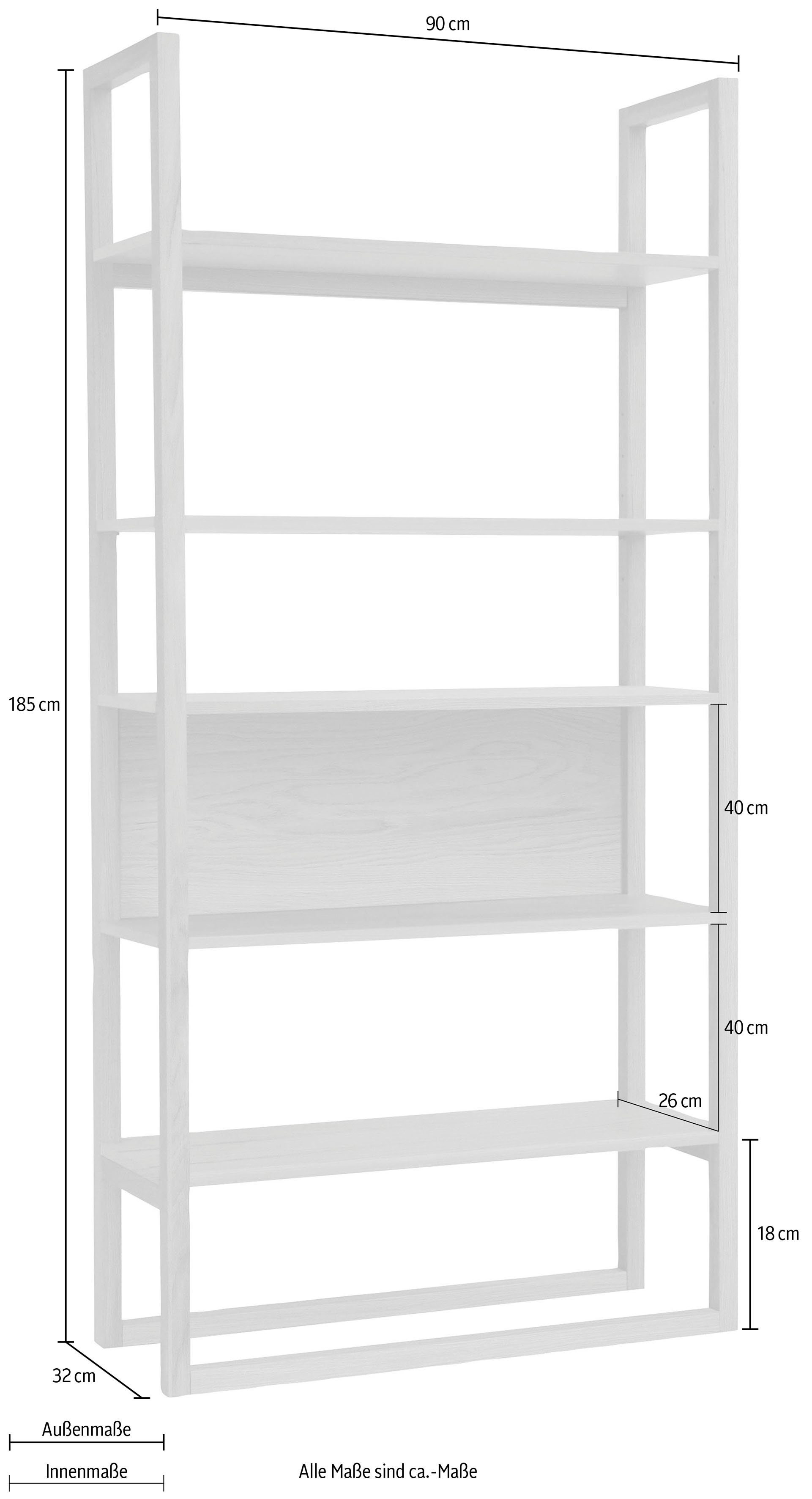 New im Design, massiver Eiche Woodman Gestell skandinavischen Est, aus Bücherregal