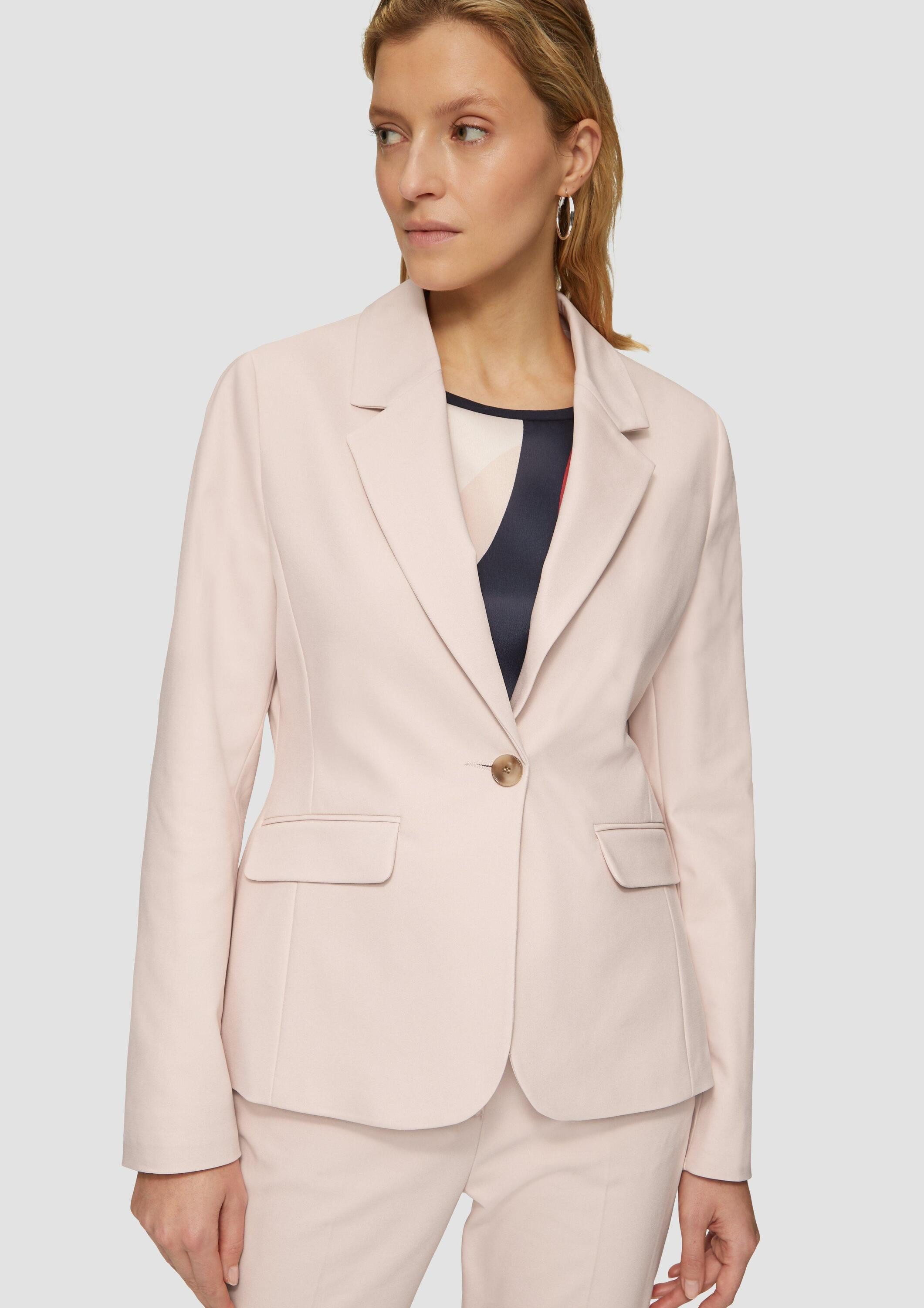 s.Oliver Jackenblazer Indoor-Blazer Eleganter Blazer im Slim Fit