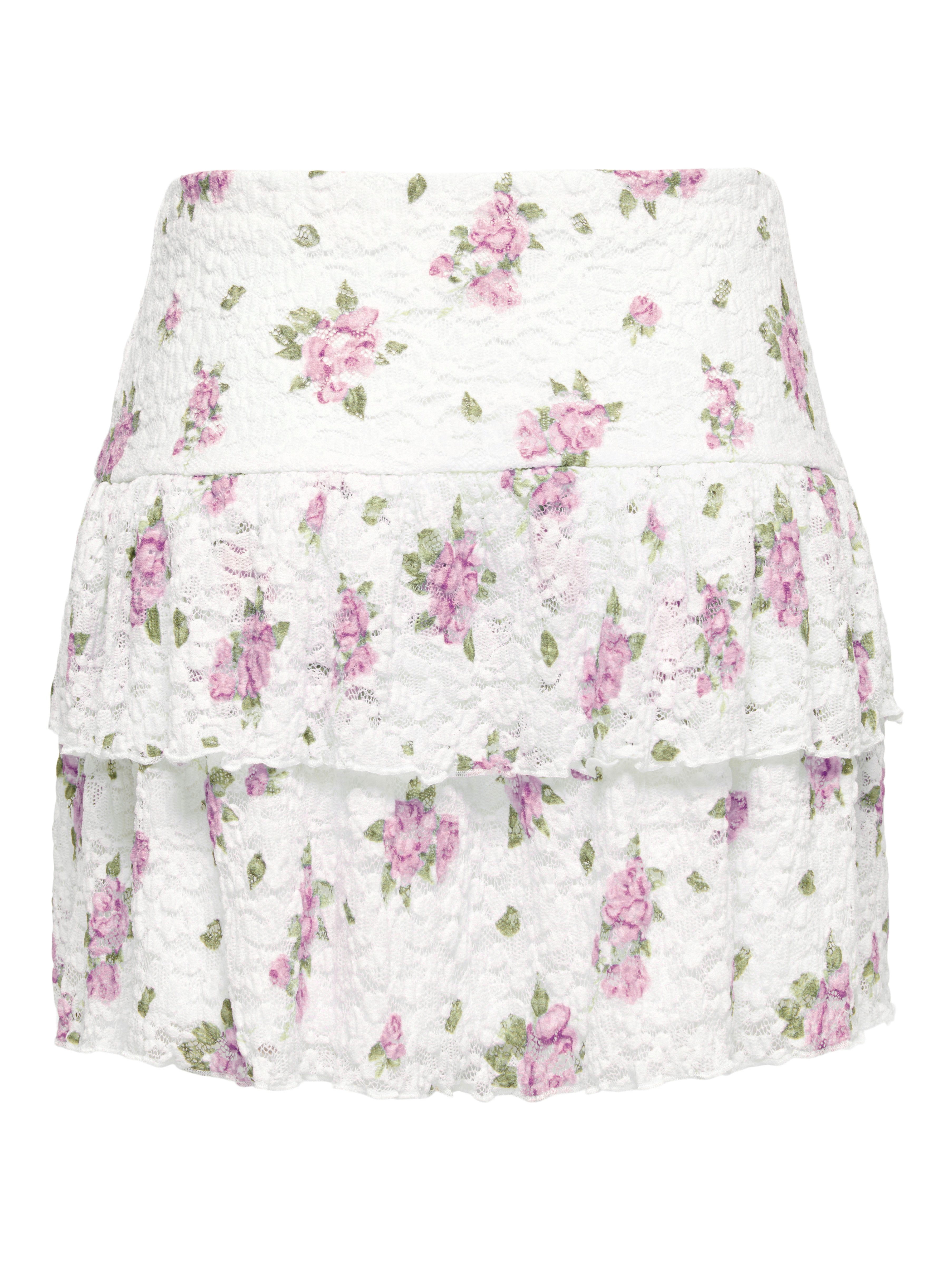 ONLY Minirock ONLSAGA LACE MINI SKIRT Materialmix