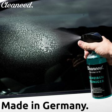 Cleaneed Cleaneed Glasreiniger - Scheibenreiniger Glasreiniger (Made in Germany – Schlierenfrei, Materialschonend, Extra stark, Rückstandsfrei)