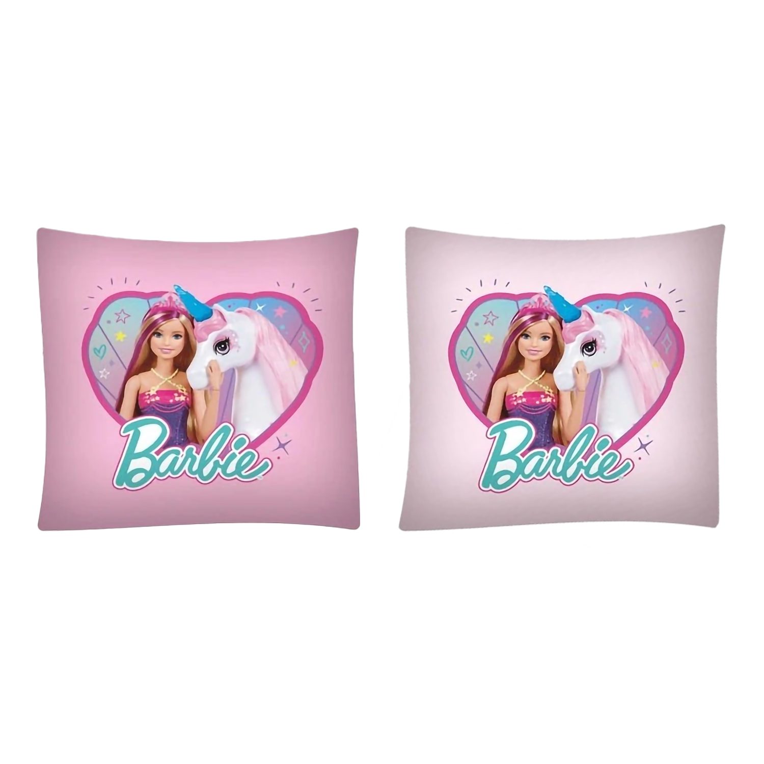 Carbotex Babybettwäsche Barbie Baby Bettwäsche Wendebettwäsche rosa 100 x 135 cm, 2 teilig, Langlebig