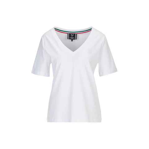 19V69 Italia by Versace T-Shirt BAILA Damen Basic V-Ausschnitt Kurzarm-Shirt (XS-XXL)